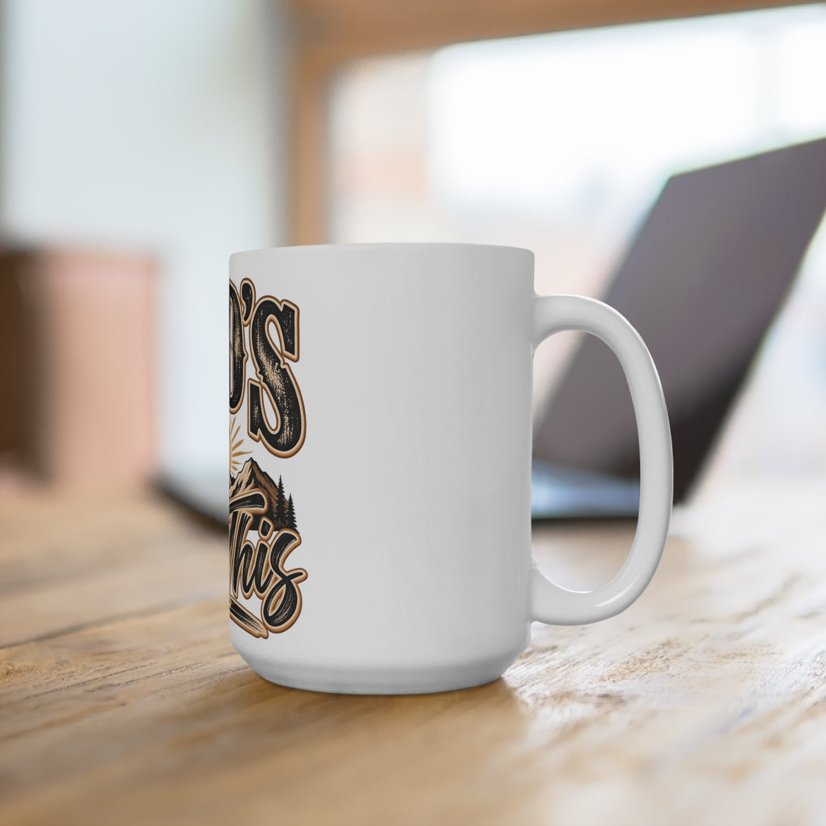 Inspirational 15oz Mug — "God's Got This" Christian Coffee Cup