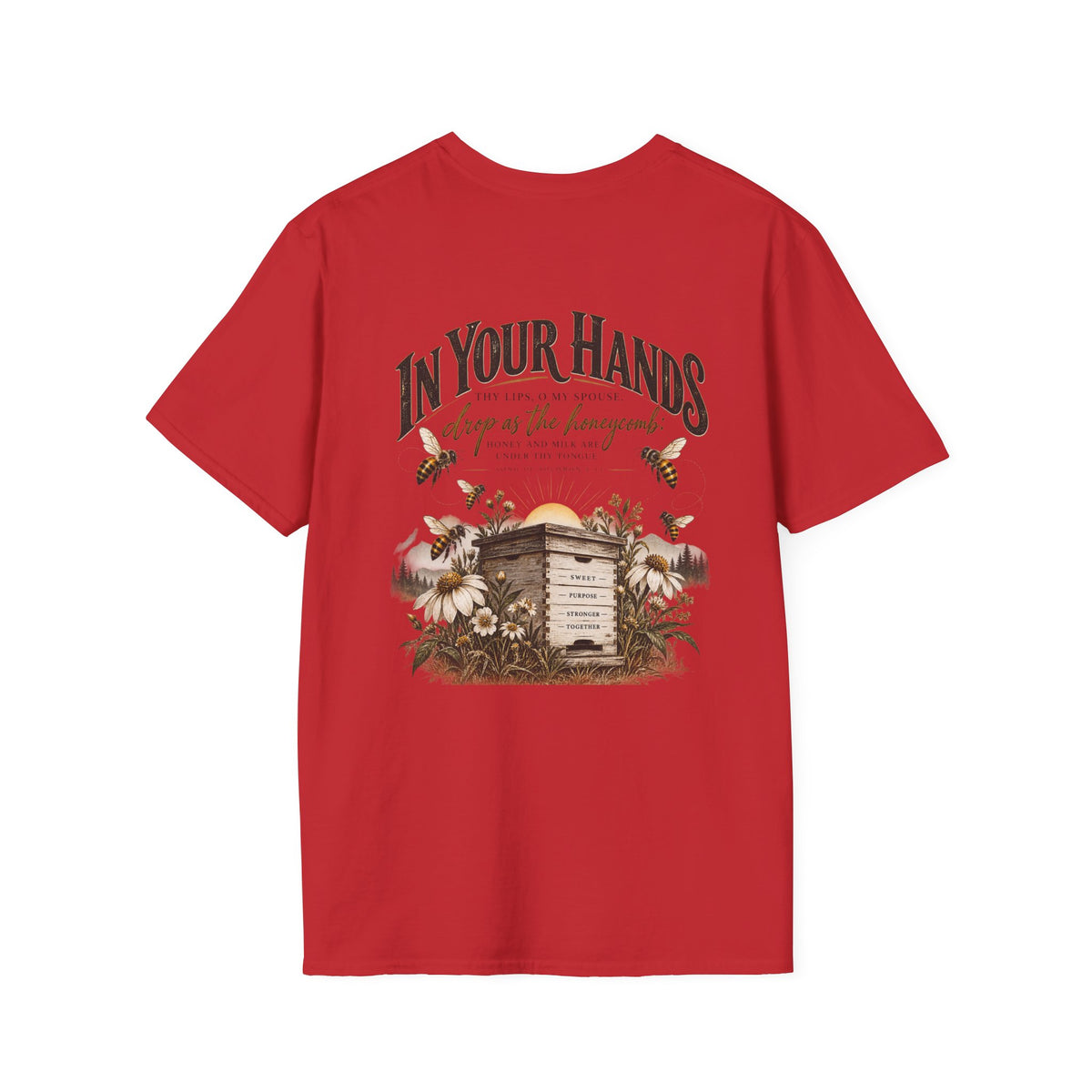 In Your Hands Tee — Minimal Chest Logo Graphic T-Shirt