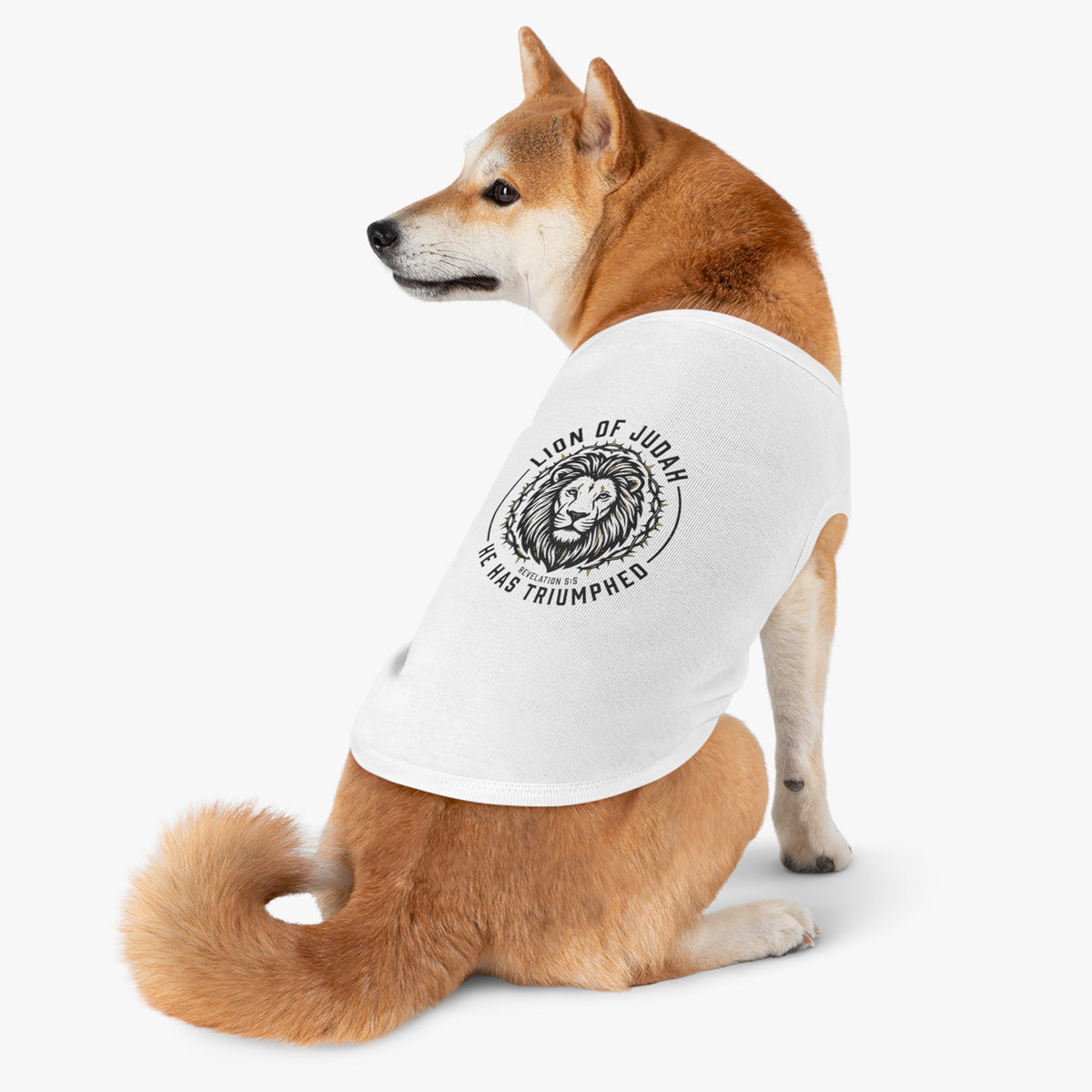 Lion Crest Pet Tank Top - Regal Dog & Cat Shirt