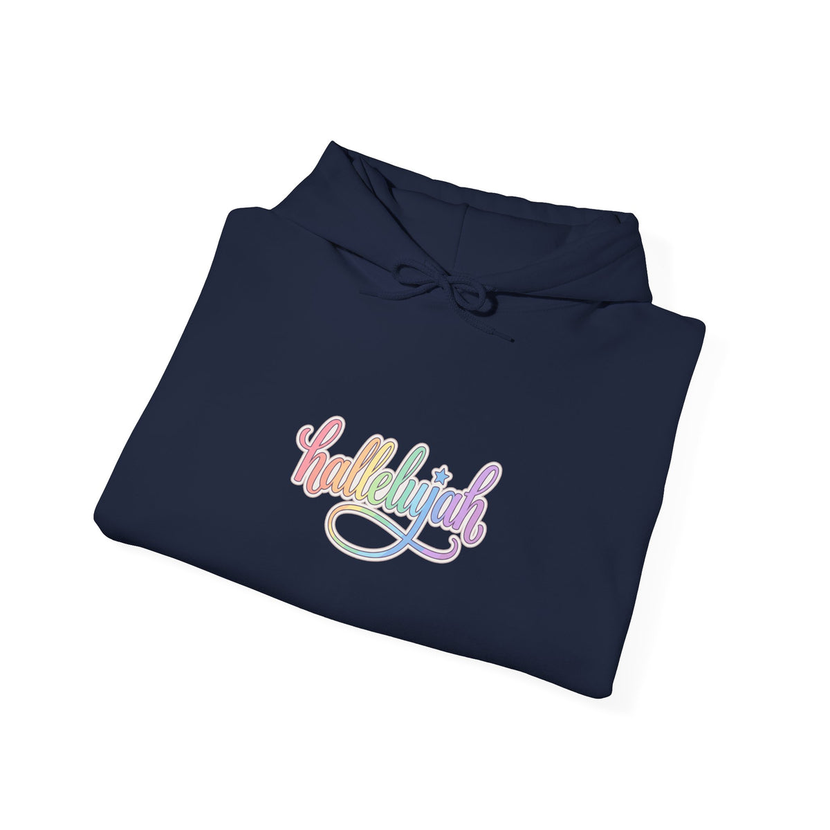 Everything Hallelujah Hoodie | Christian Faith Typography, Pastel Script