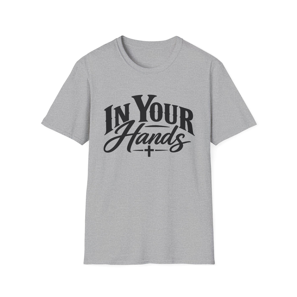 In Your Hands Script Tee — Inspirational Christian Faith T-Shirt