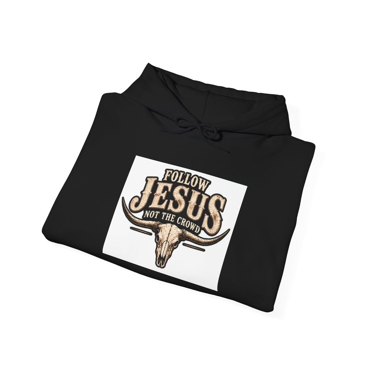 Jesus Not The Crowd Hoodie – Follow Jesus Western Christian Pullover