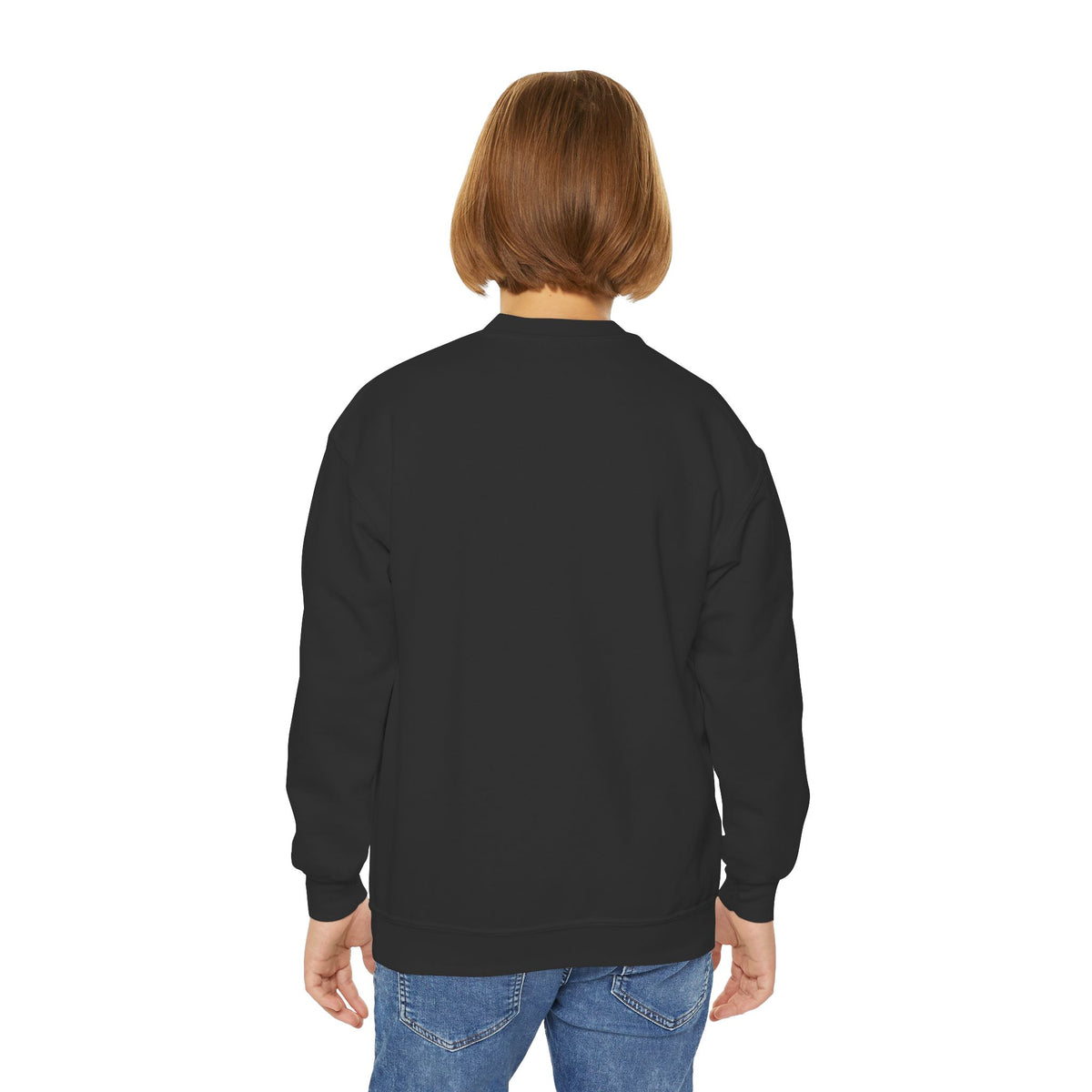 Youth Crewneck Sweatshirt - "Jesus Loves Me" Colorful Floral Christian Pullover