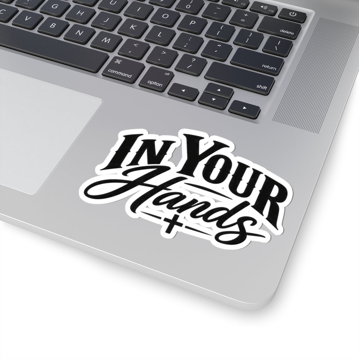 In Your Hands Kiss-Cut Sticker — Script Logo Vinyl Decal