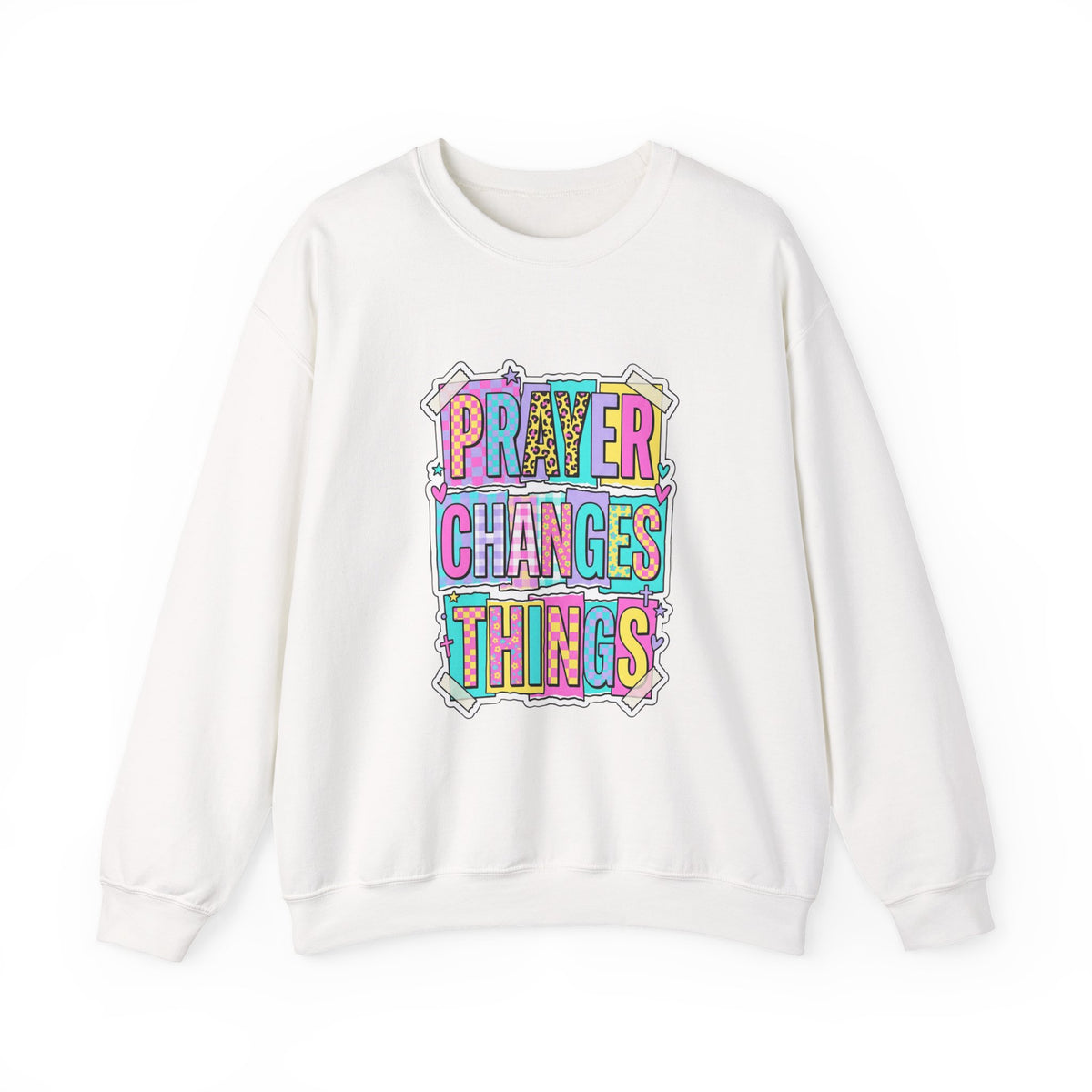 Prayer Changes Things Sweatshirt | Christian, Rainbow Scripture