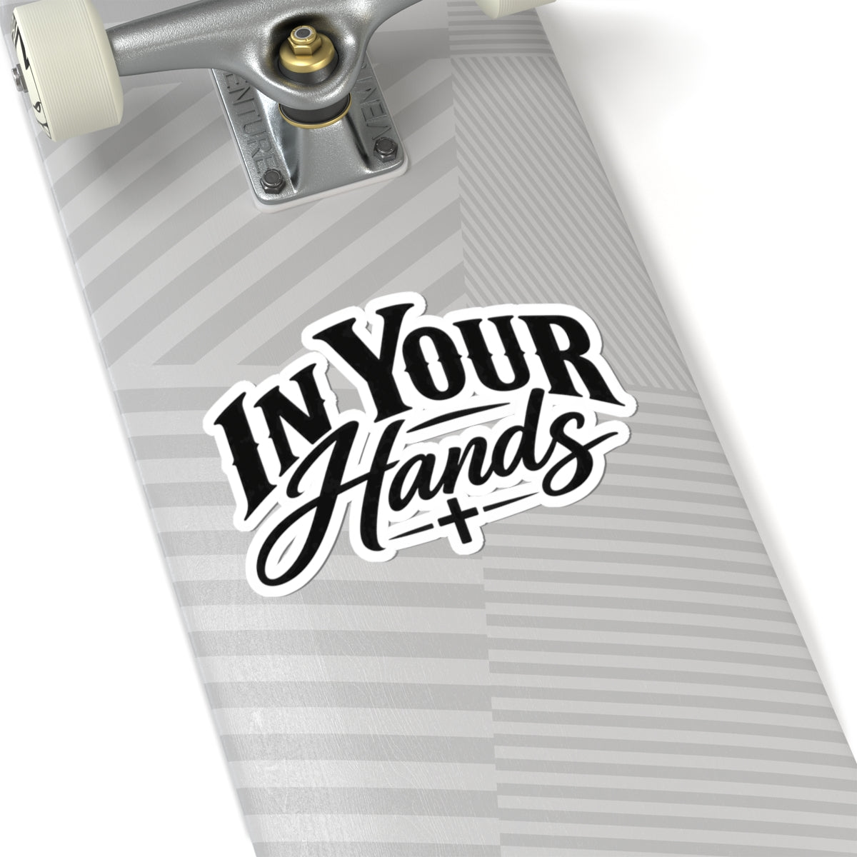 In Your Hands Kiss-Cut Sticker — Script Logo Vinyl Decal