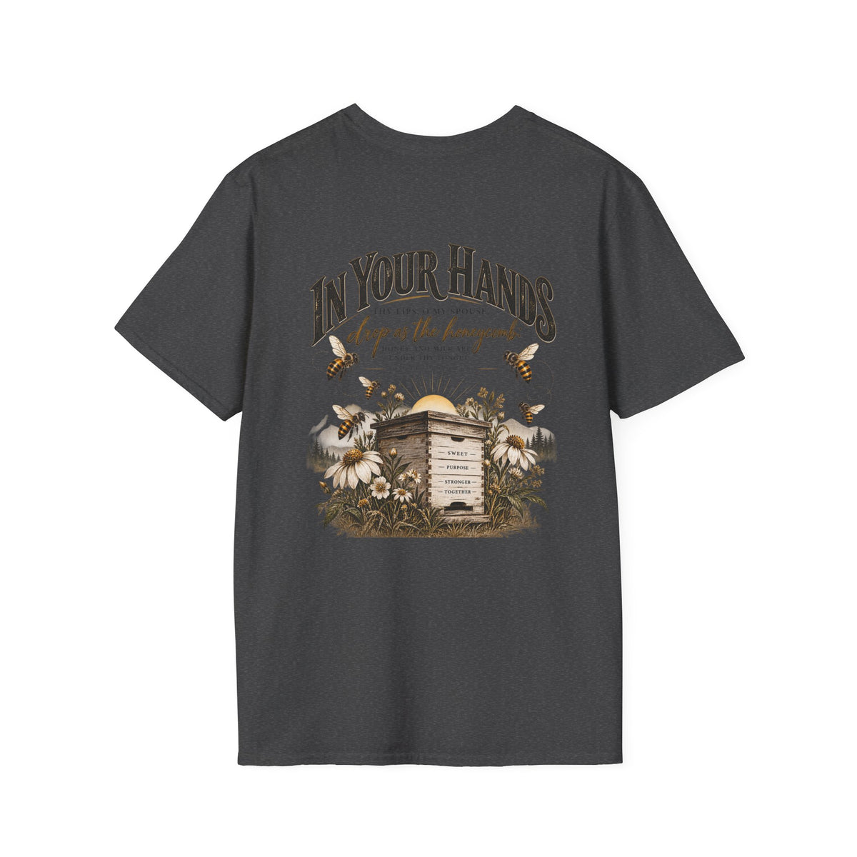 In Your Hands Tee — Minimal Chest Logo Graphic T-Shirt