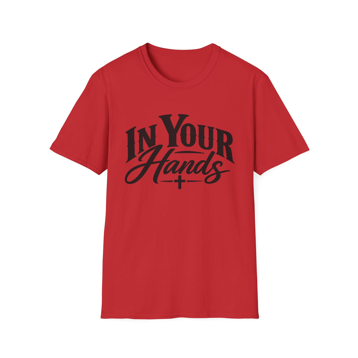 In Your Hands Script Tee — Inspirational Christian Faith T-Shirt