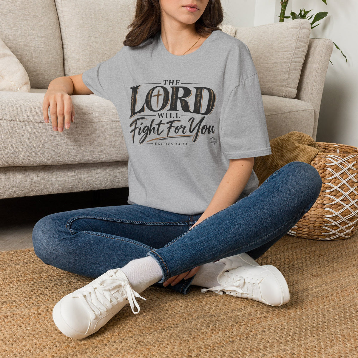 The Lord Will Fight For You T-Shirt — Christian Faith Inspirational Tee