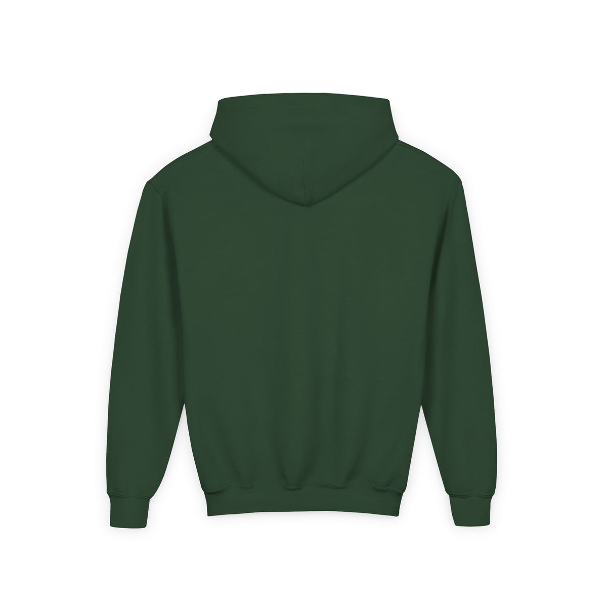 Youth Hoodie — "Stronger in Christ" Faith Graphic Hooded Sweatshirt