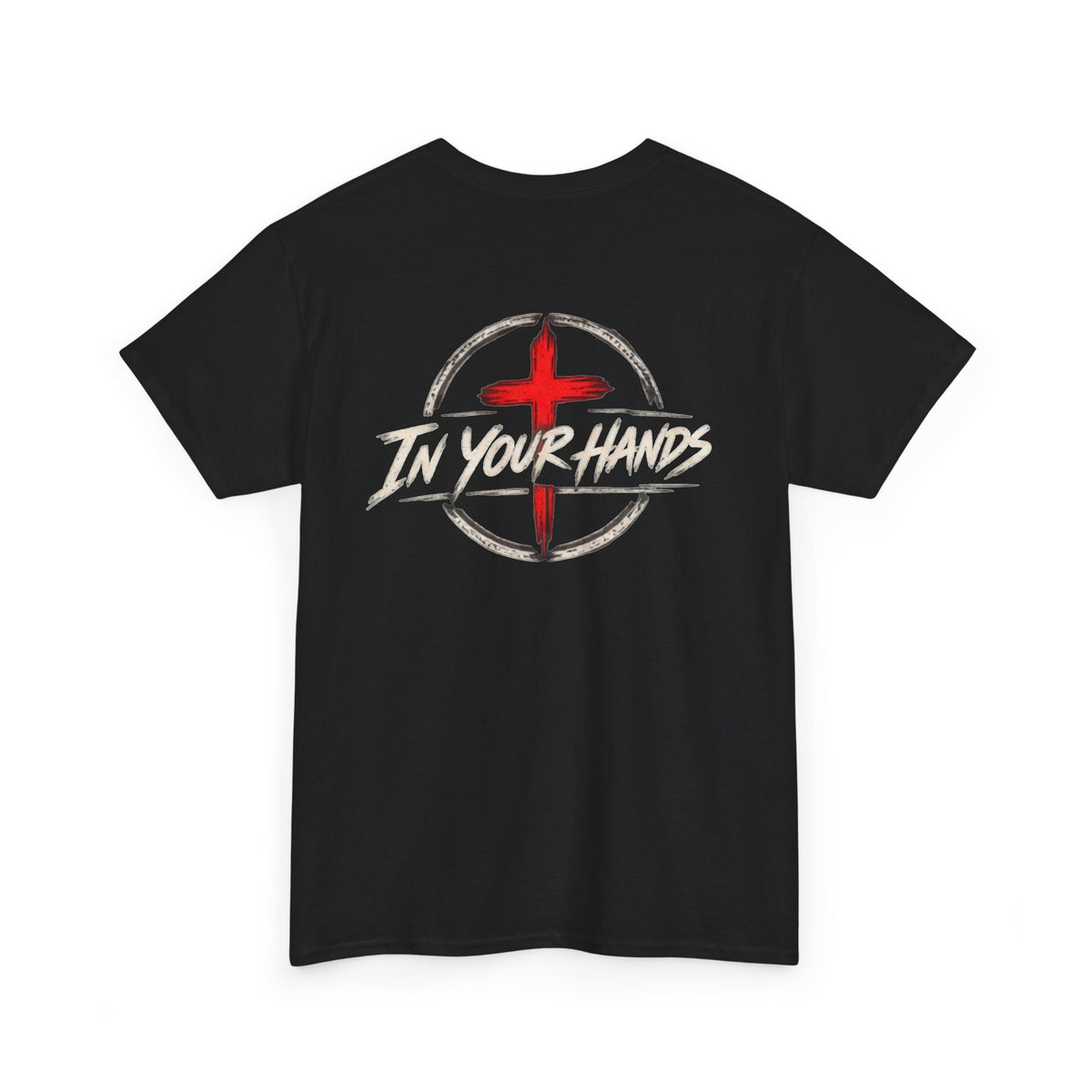 T-Shirt — "In Your Arms" Cross Logo Christian Faith Tee