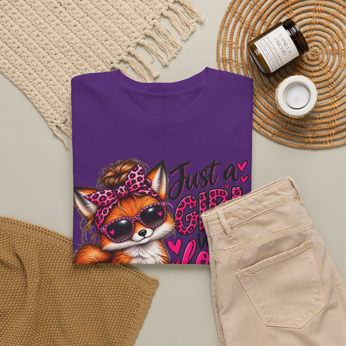Just a Girl Who Loves Foxes T-Shirt
