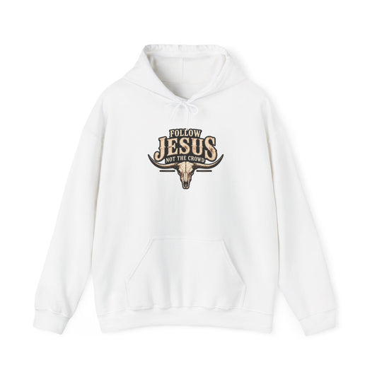 Jesus Not The Crowd Hoodie – Follow Jesus Western Christian Pullover
