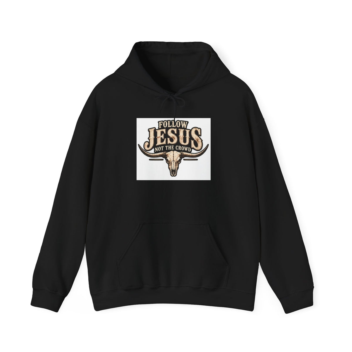 Jesus Not The Crowd Hoodie – Follow Jesus Western Christian Pullover