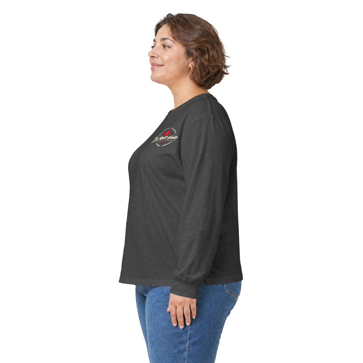 Keep Moving Trucker Long Sleeve Tee — Inspirational Christian Trucker Shirt
