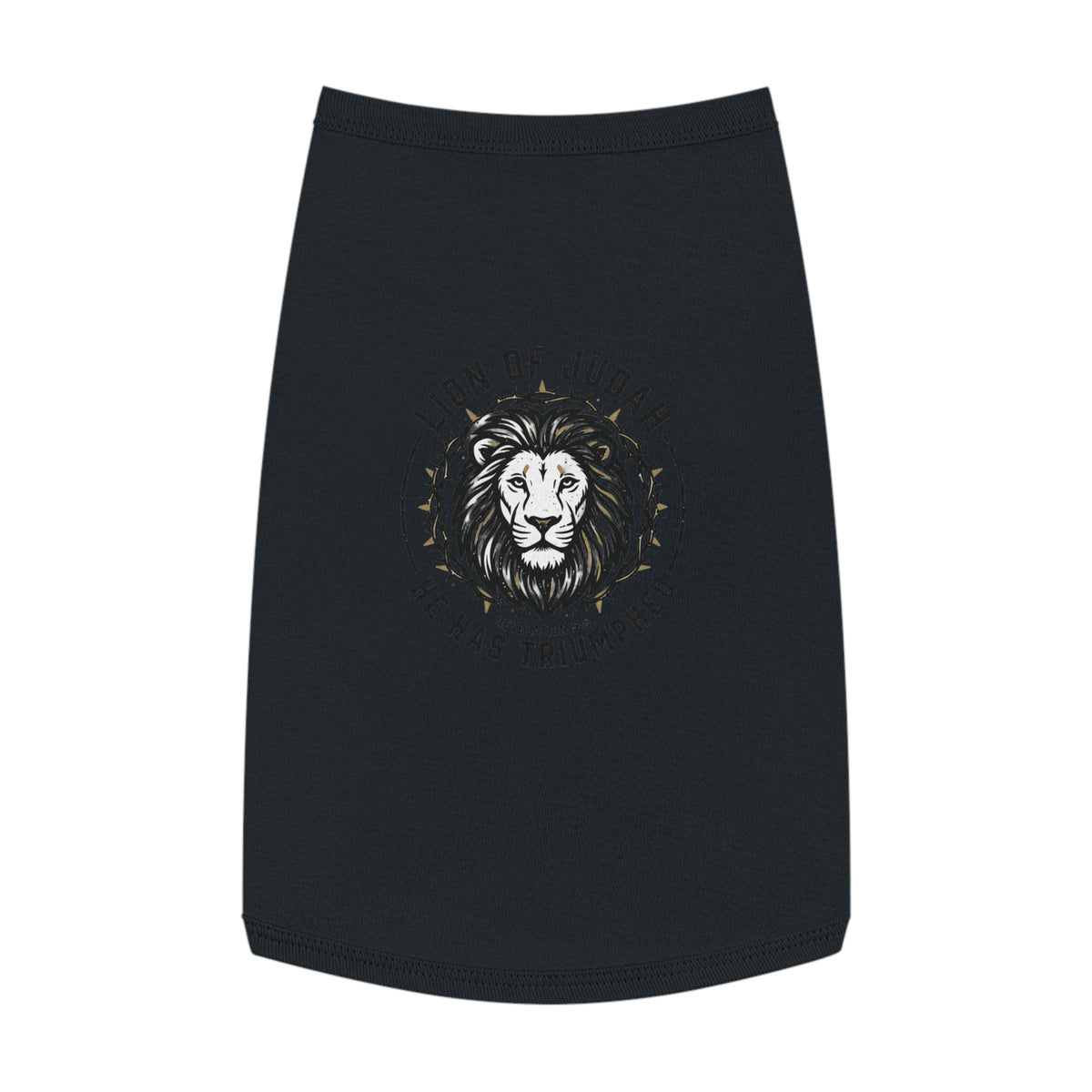 Lion Crest Pet Tank Top - Regal Dog & Cat Shirt