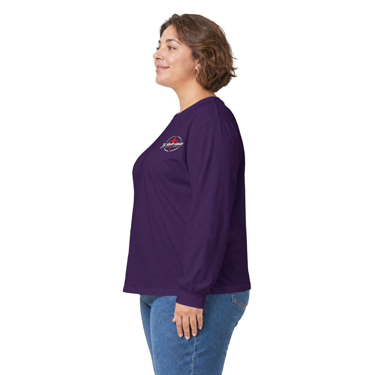 Long Sleeve Tee - Driven by Jesus Christ Trucker Graphic