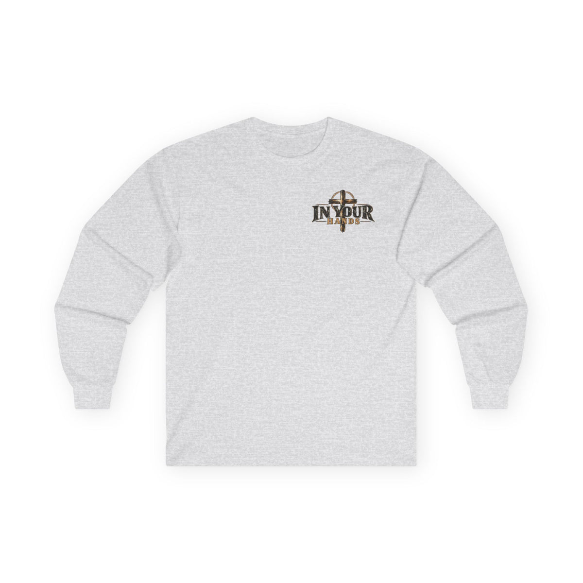 Faith Over Fear Long Sleeve Tee — Christian Desert Cross Graphic