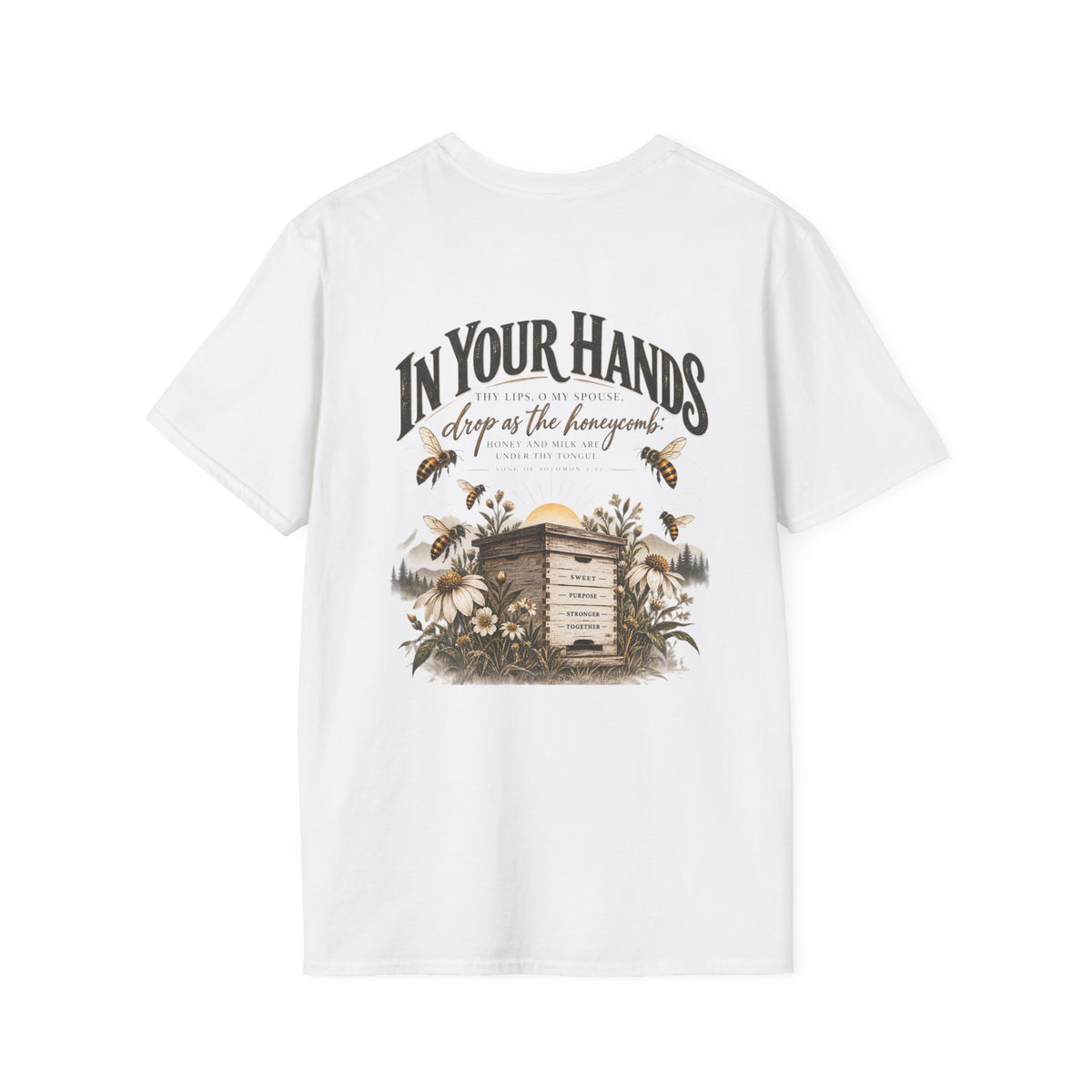 In Your Hands Tee — Minimal Chest Logo Graphic T-Shirt