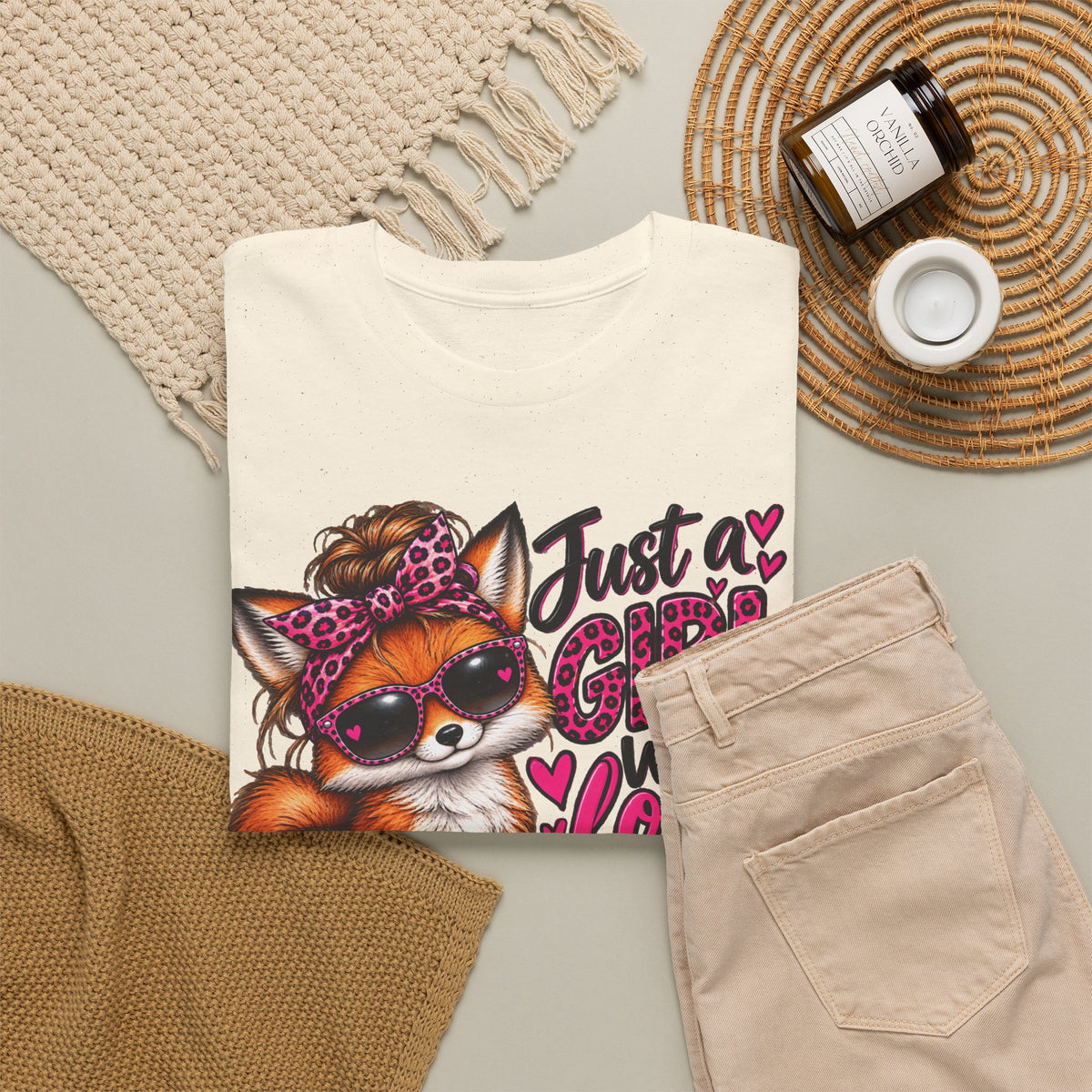 Just a Girl Who Loves Foxes T-Shirt