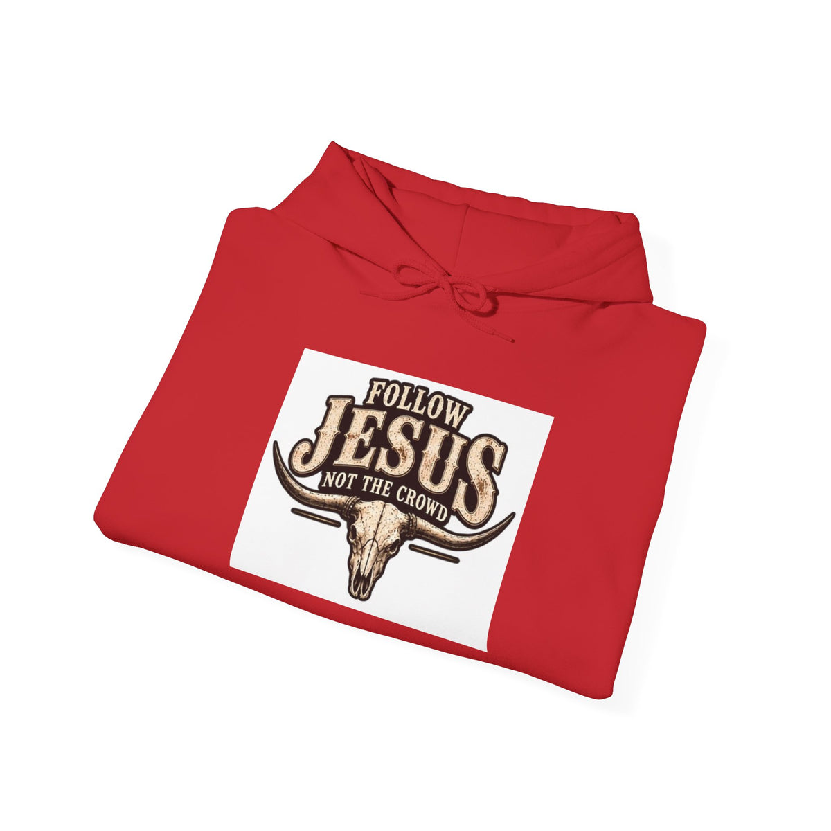 Jesus Not The Crowd Hoodie – Follow Jesus Western Christian Pullover