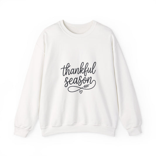 Thankful Season Crewneck Sweatshirt | Thanksgiving, Fall Harvest