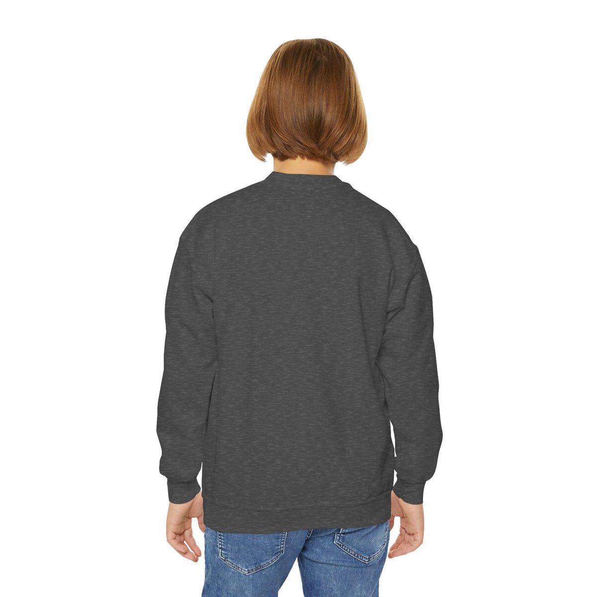 Youth Crewneck Sweatshirt — "Freedom in Christ" Eagle Graphic
