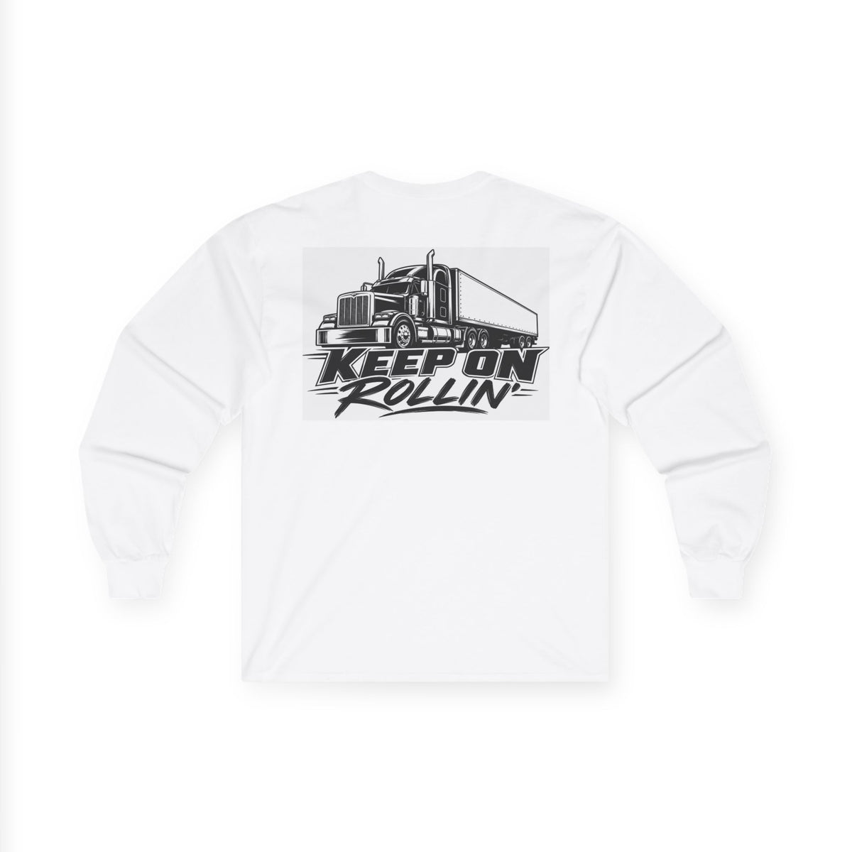 Keep On Rollin' Truck Graphic Long Sleeve Tee