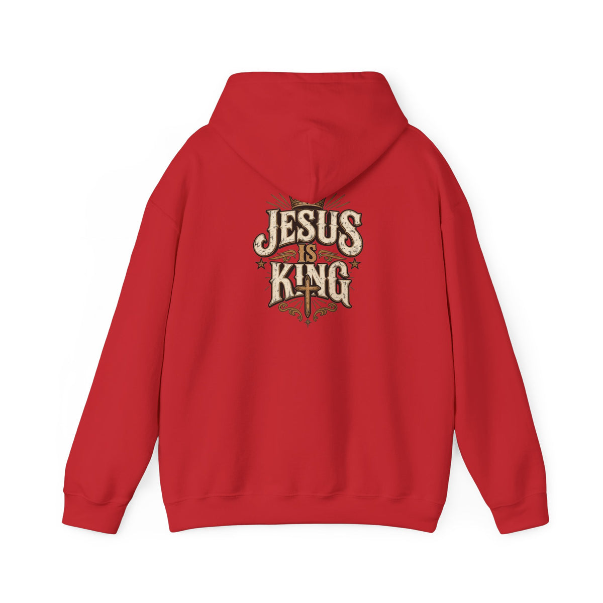 Jesus Is King Hoodie — Vintage Religious Christian Pullover