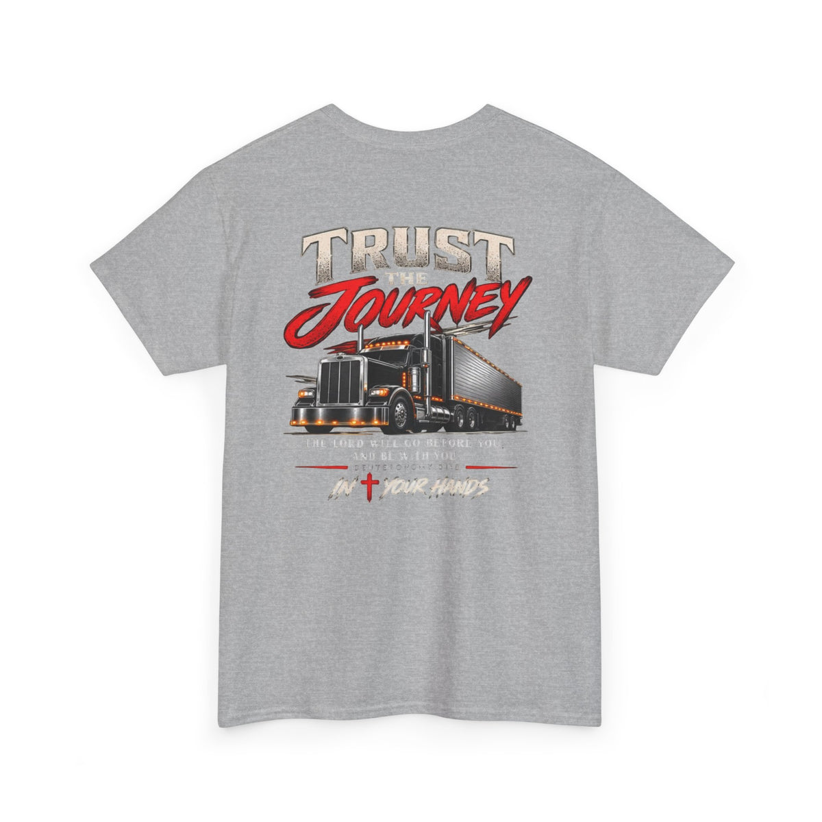 T-Shirt — 'Trust Journey' Inspirational Christian Trucking Tee
