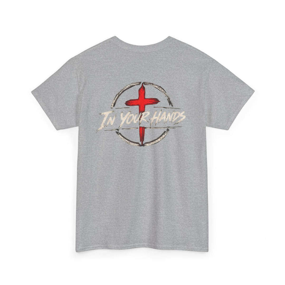 T-Shirt — "In Your Arms" Cross Logo Christian Faith Tee