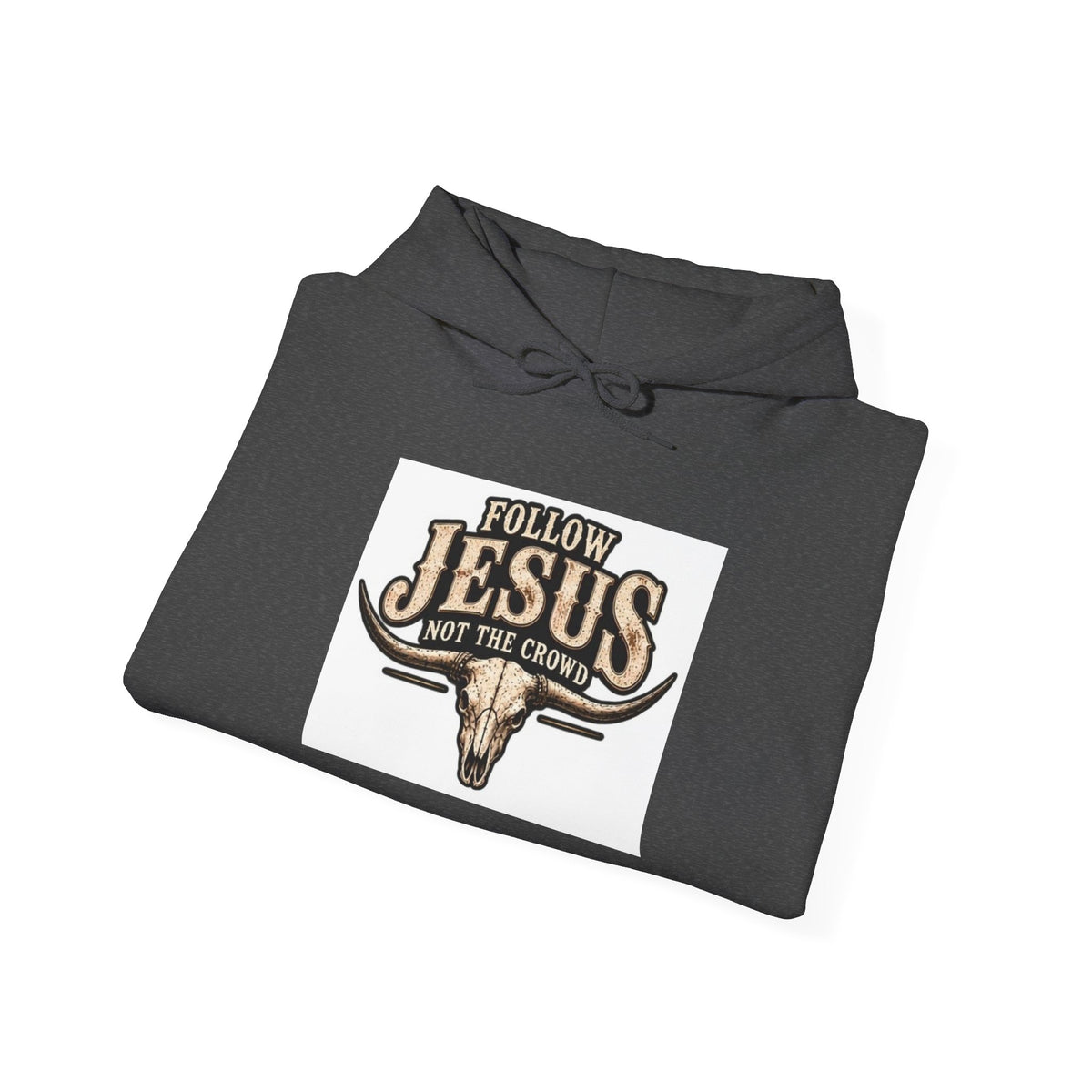 Jesus Not The Crowd Hoodie – Follow Jesus Western Christian Pullover