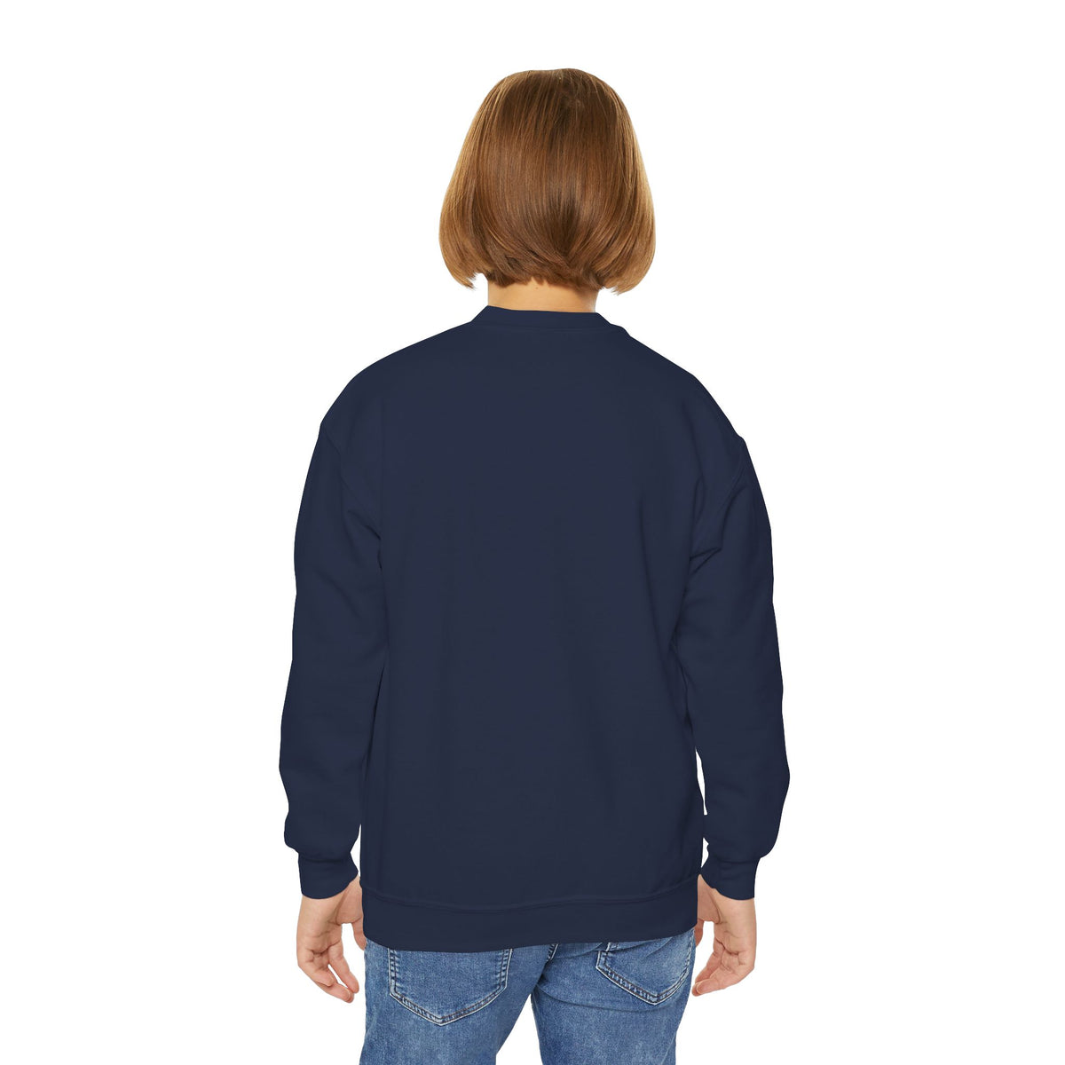 Youth Crewneck Sweatshirt — "Freedom in Christ" Eagle Graphic