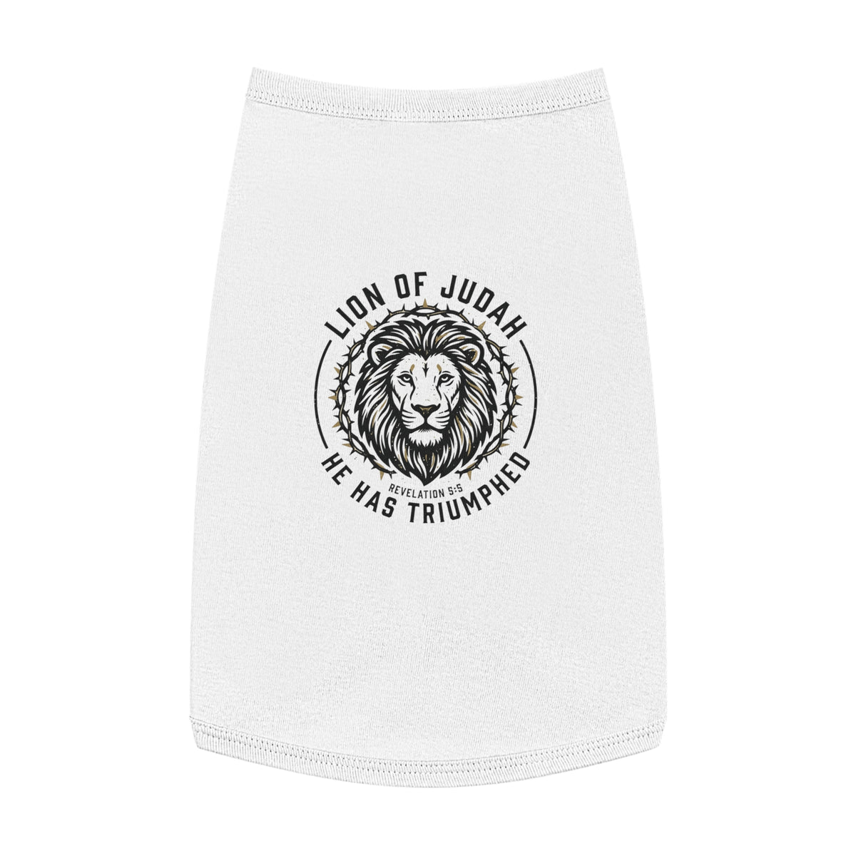 Lion Crest Pet Tank Top - Regal Dog & Cat Shirt
