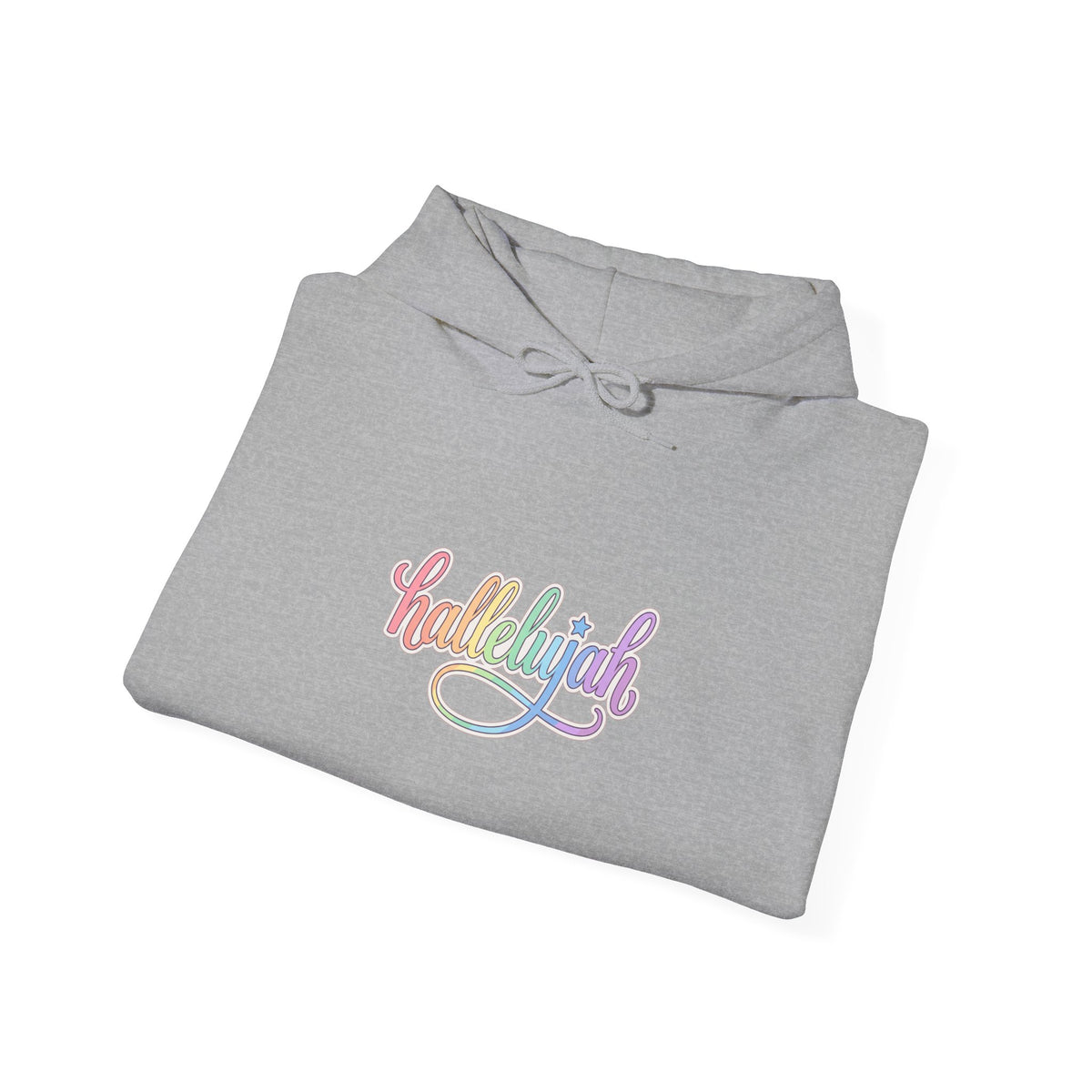 Everything Hallelujah Hoodie | Christian Faith Typography, Pastel Script