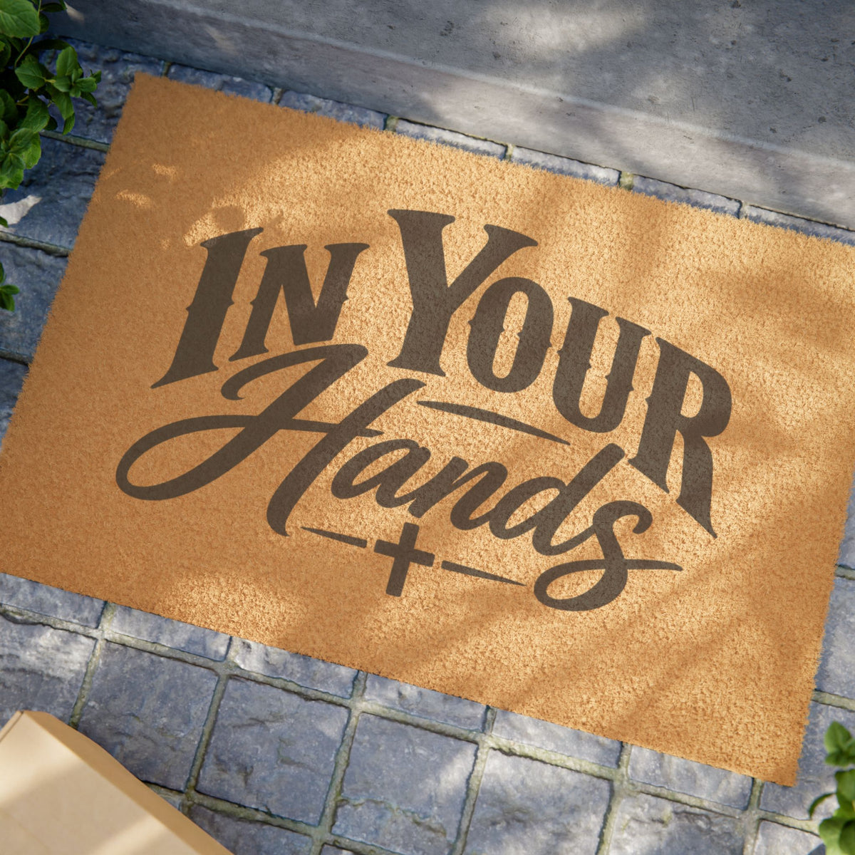 In Your Hands Doormat – Inspirational Script Entrance Mat