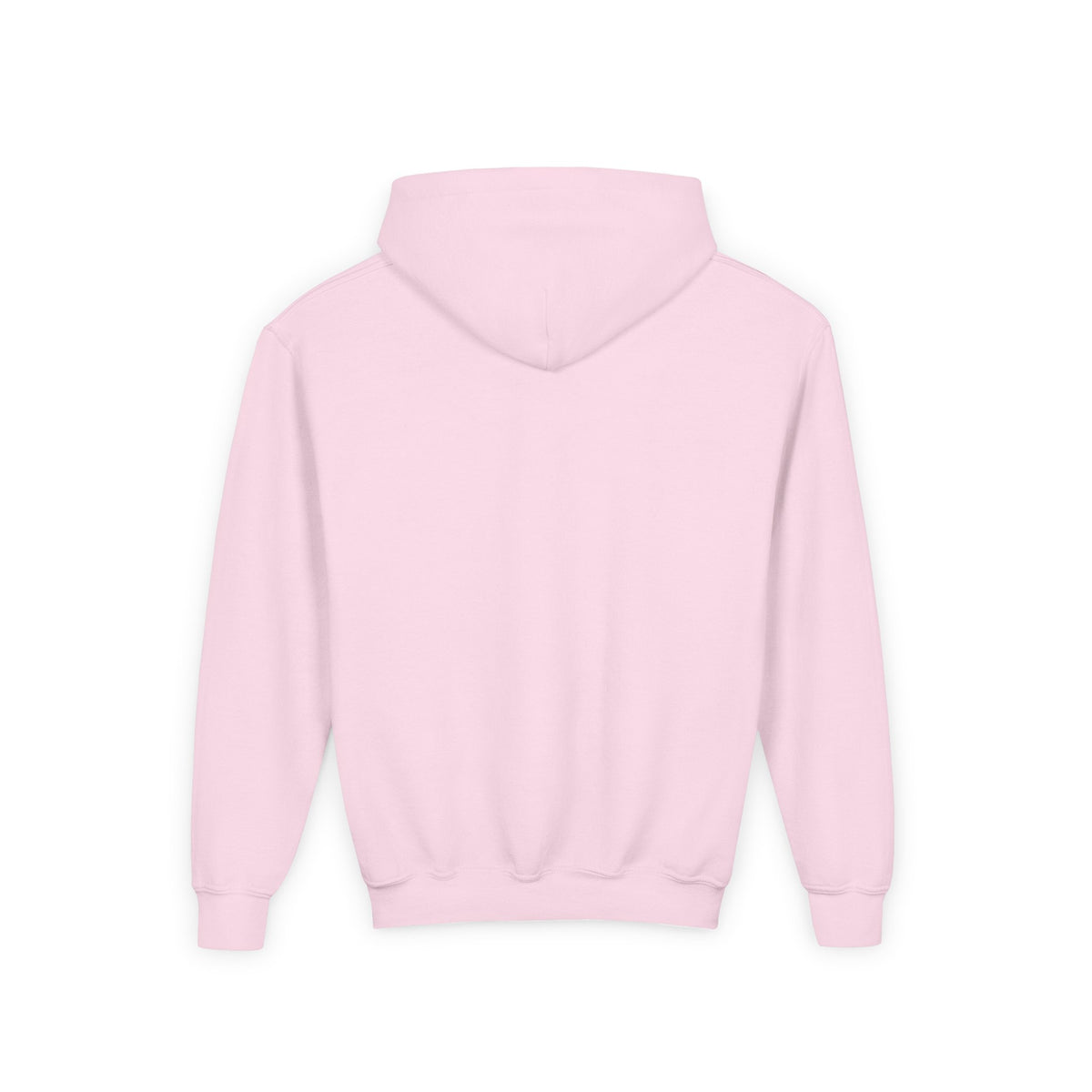 Girl of Faith Youth Hoodie — Pink Ribbon Christian Faith Sweatshirt