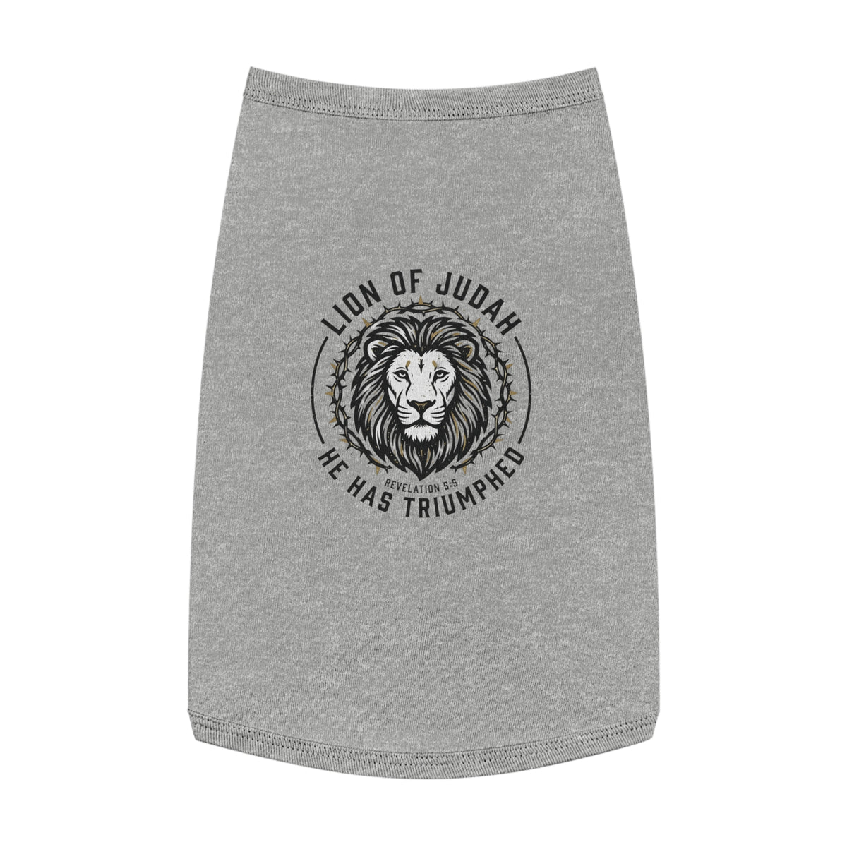 Lion Crest Pet Tank Top - Regal Dog & Cat Shirt