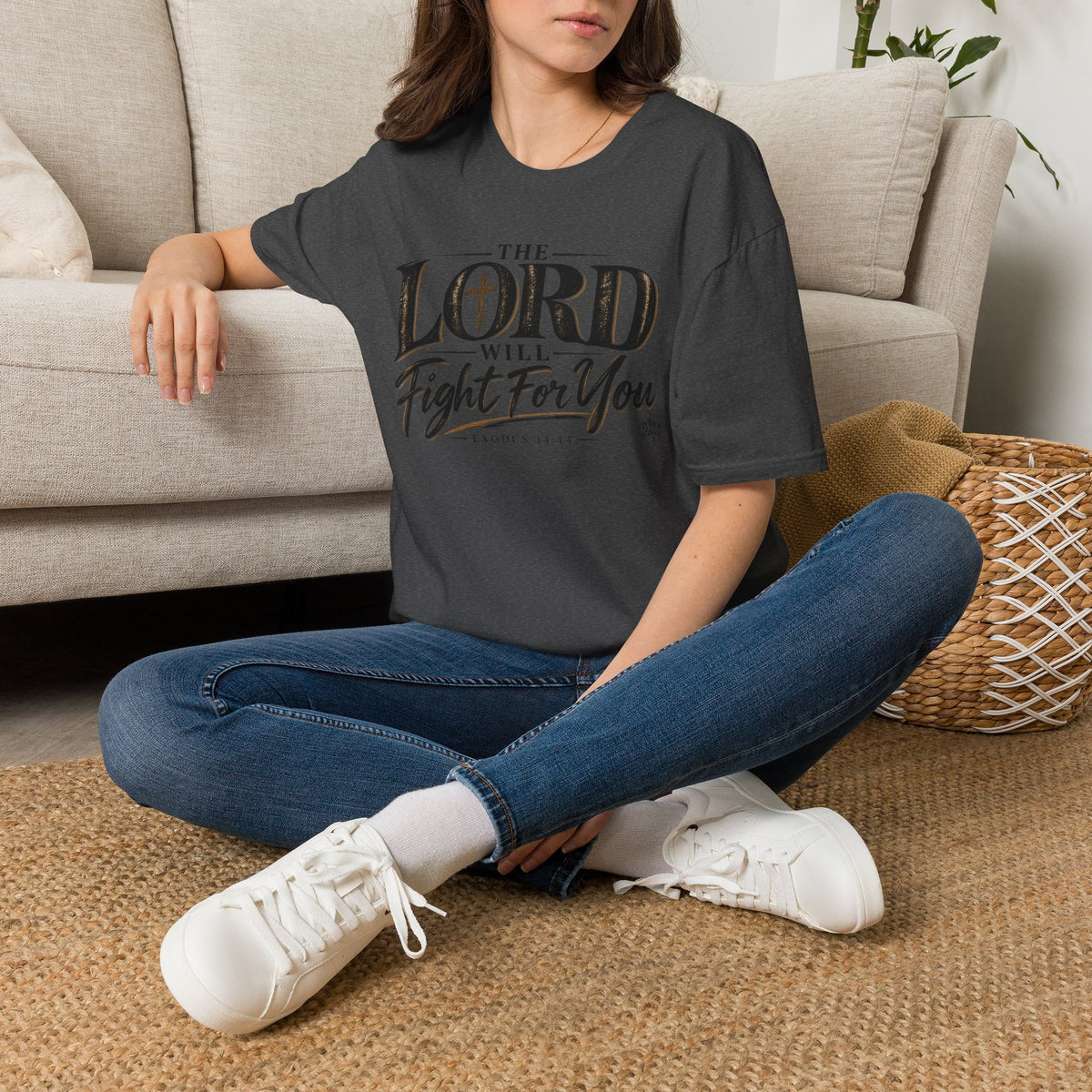 The Lord Will Fight For You T-Shirt — Christian Faith Inspirational Tee
