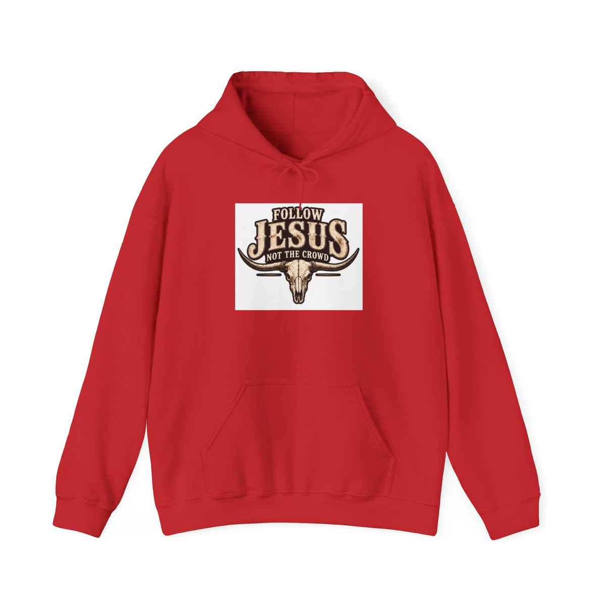 Jesus Not The Crowd Hoodie – Follow Jesus Western Christian Pullover