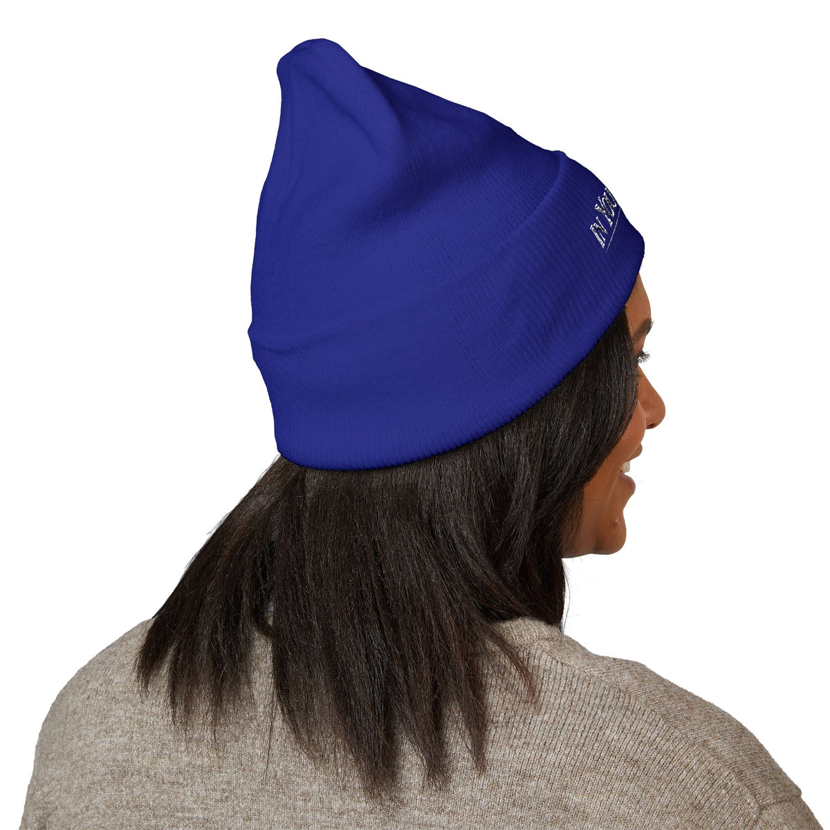 In Your Hands Embroidered Cuffed Beanie