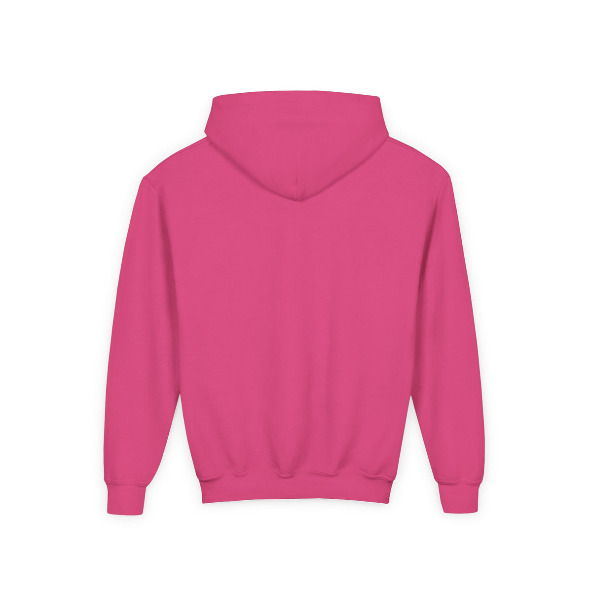 Girl of Faith Youth Hoodie — Pink Ribbon Christian Faith Sweatshirt