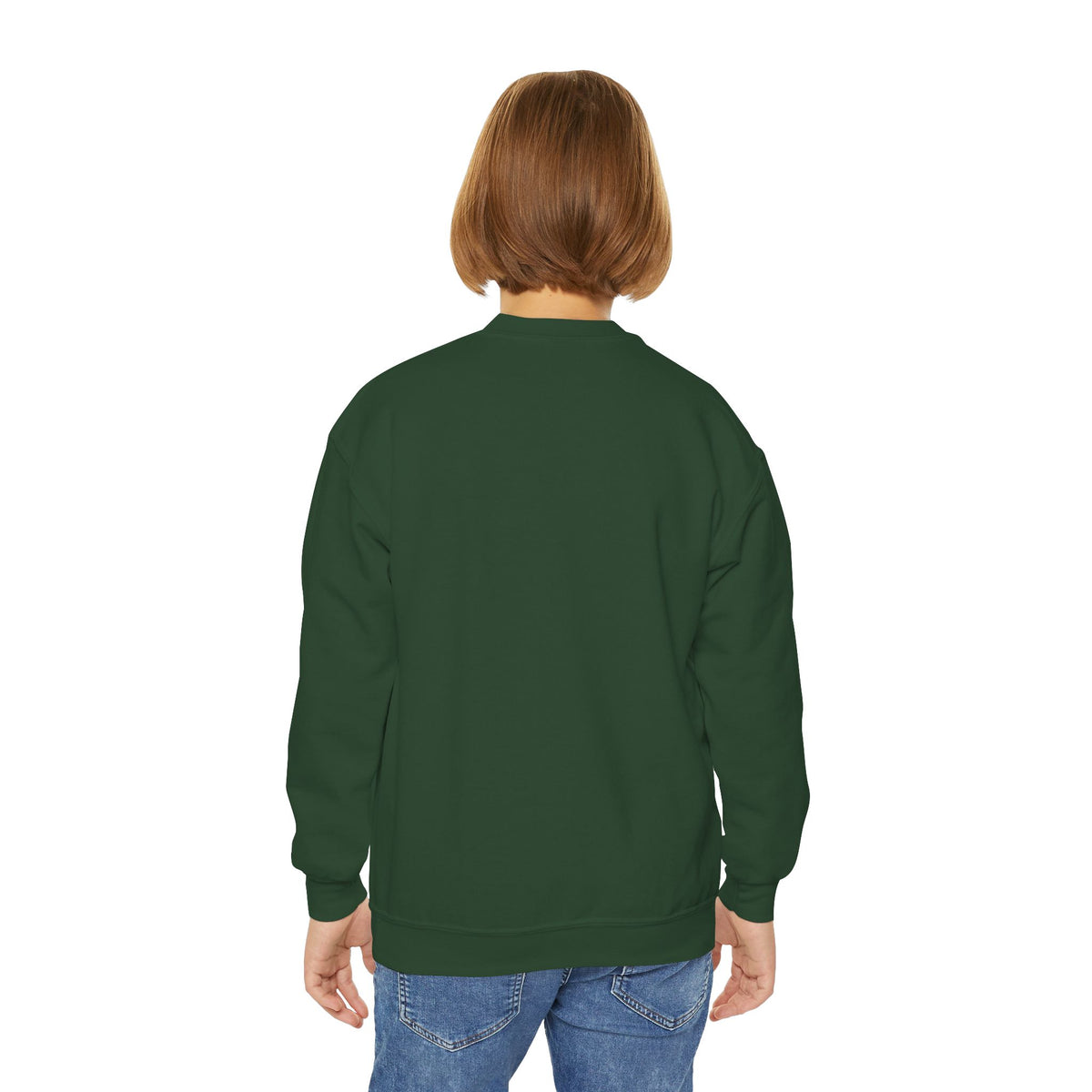 Youth Crewneck Sweatshirt — "Freedom in Christ" Eagle Graphic