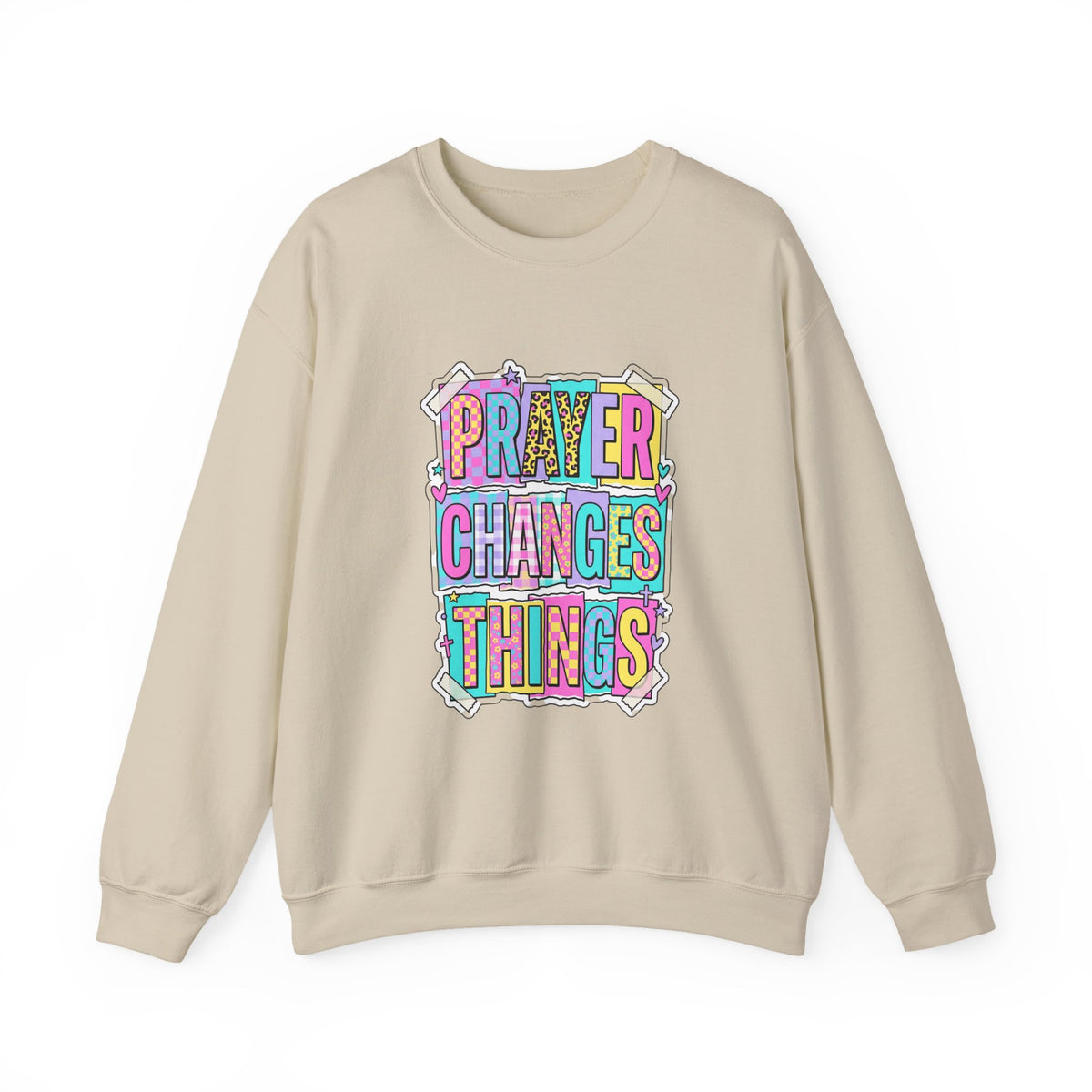 Prayer Changes Things Sweatshirt | Christian, Rainbow Scripture