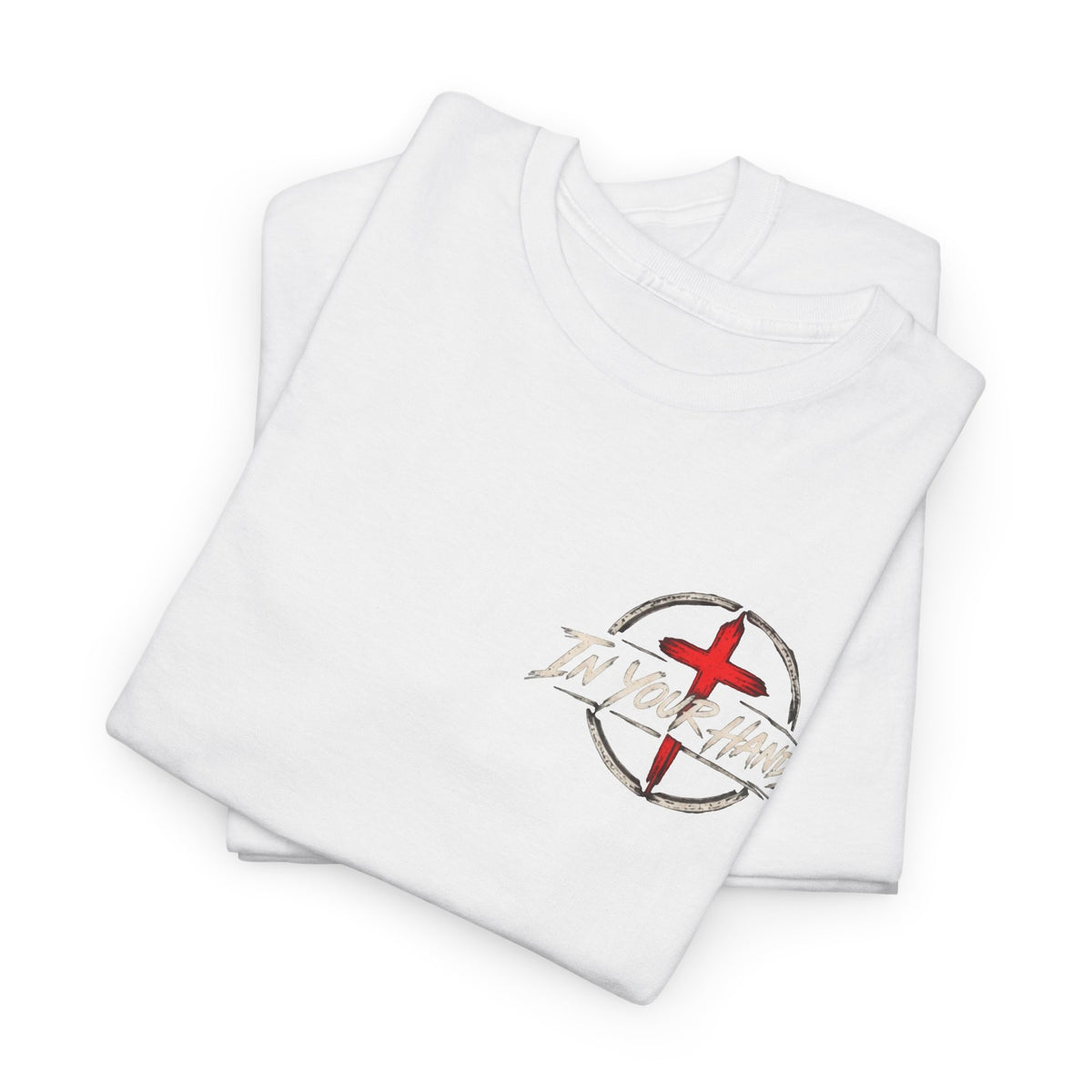 Blessed Road Trucker Tee — Christian Trucker Shirt with Cross & Psalm Graphic