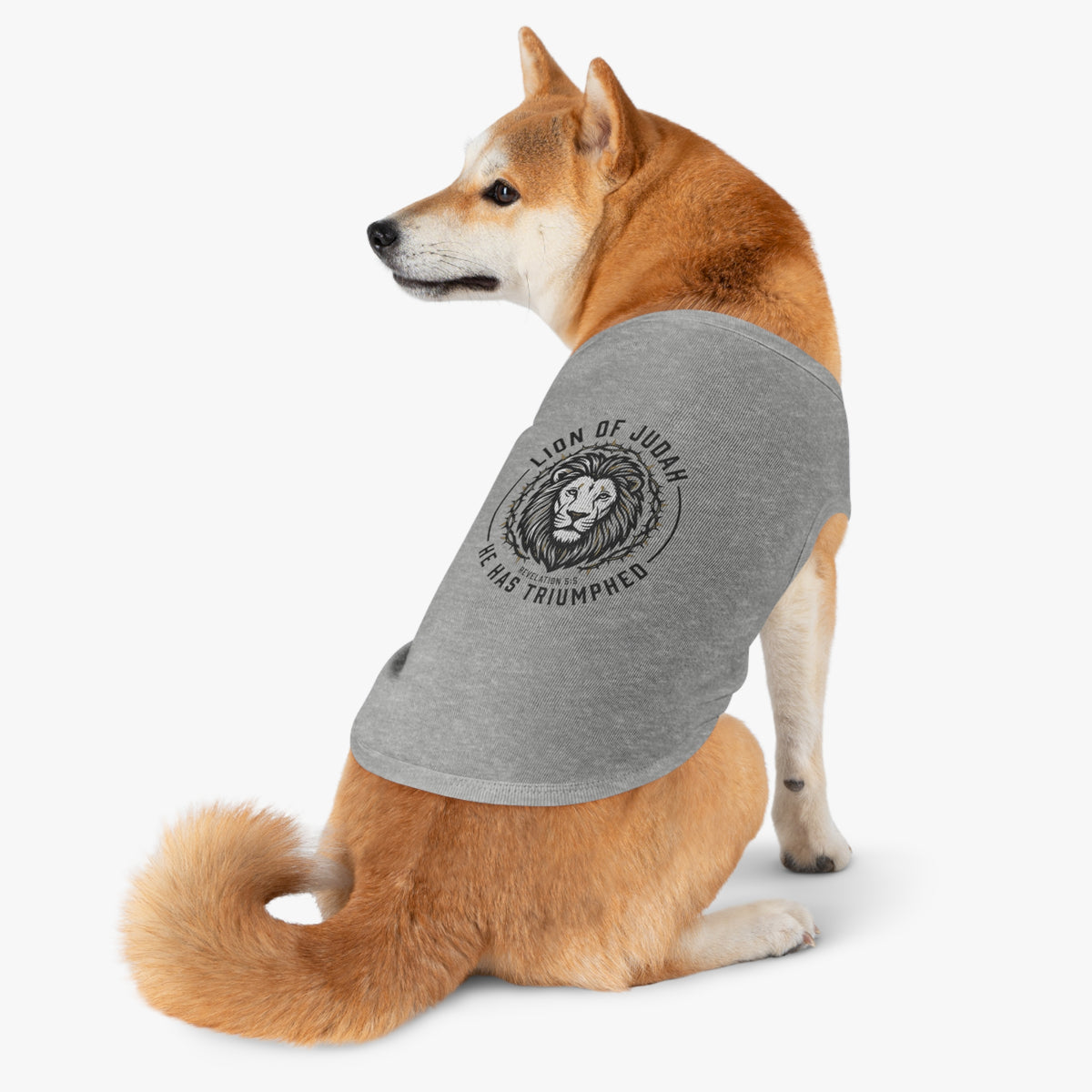 Lion Crest Pet Tank Top - Regal Dog & Cat Shirt