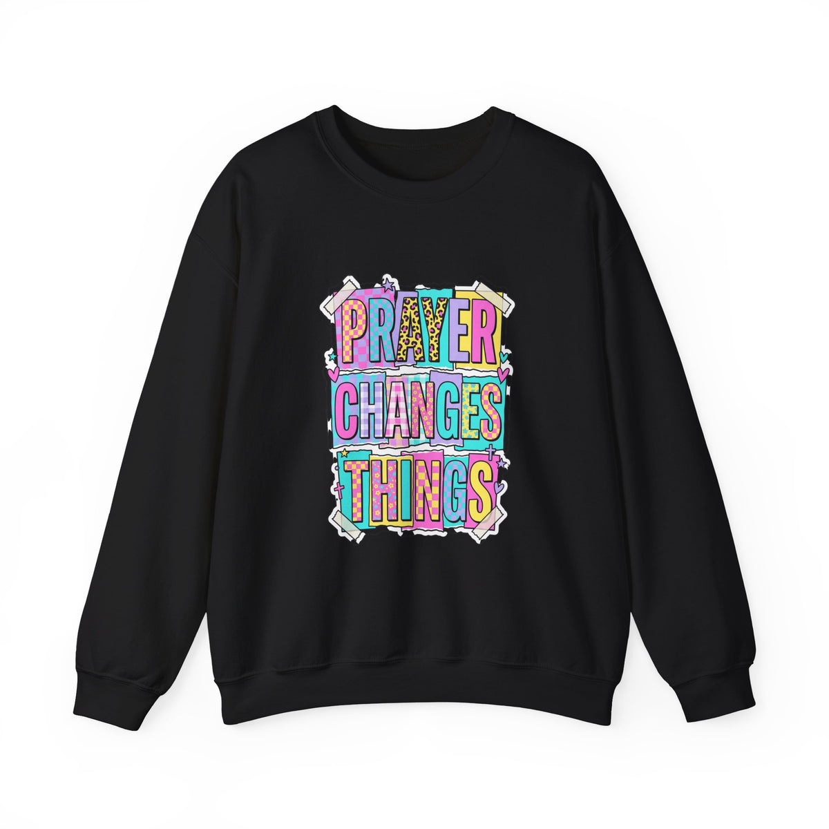 Prayer Changes Things Sweatshirt | Christian, Rainbow Scripture
