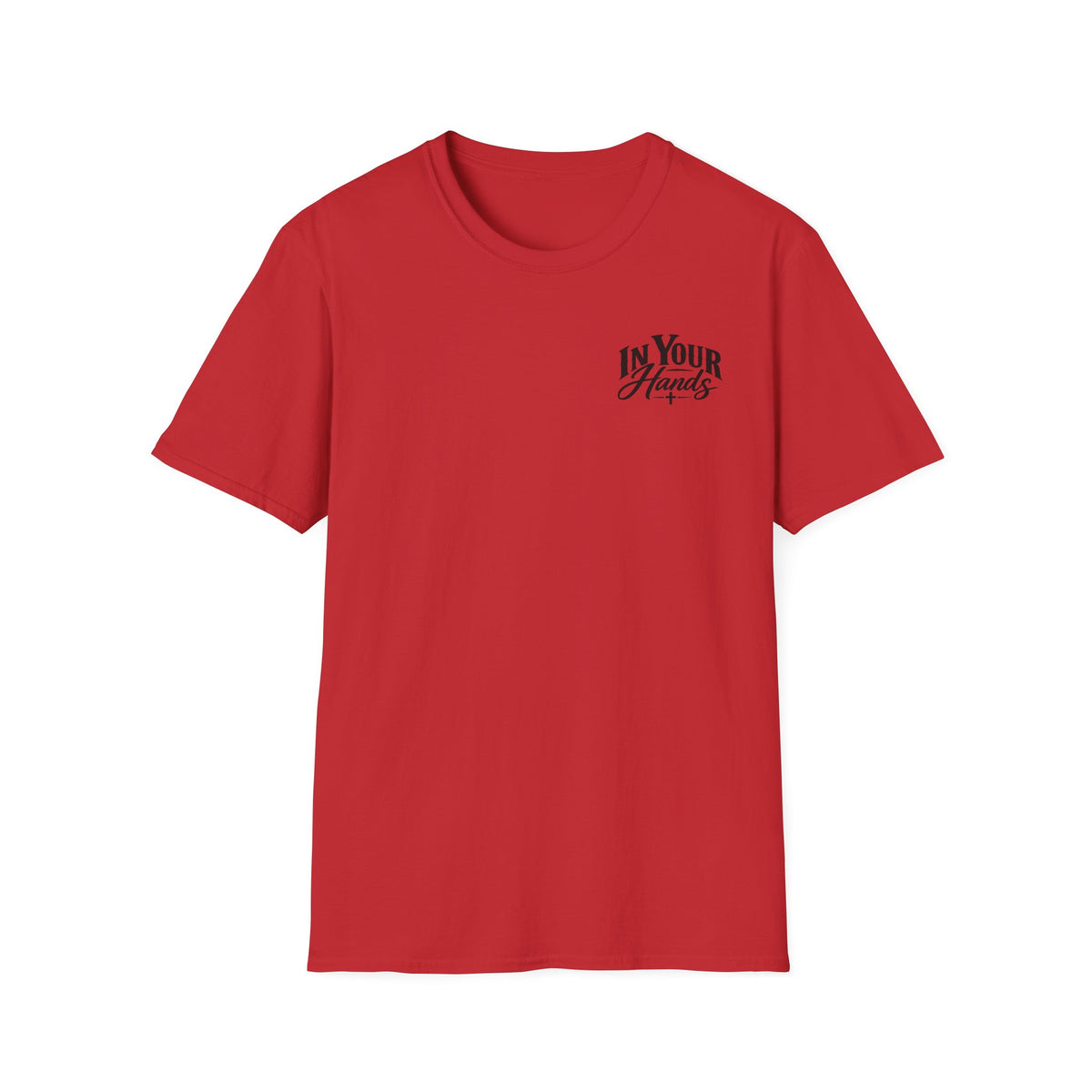 In Your Hands Tee — Minimal Chest Logo Graphic T-Shirt