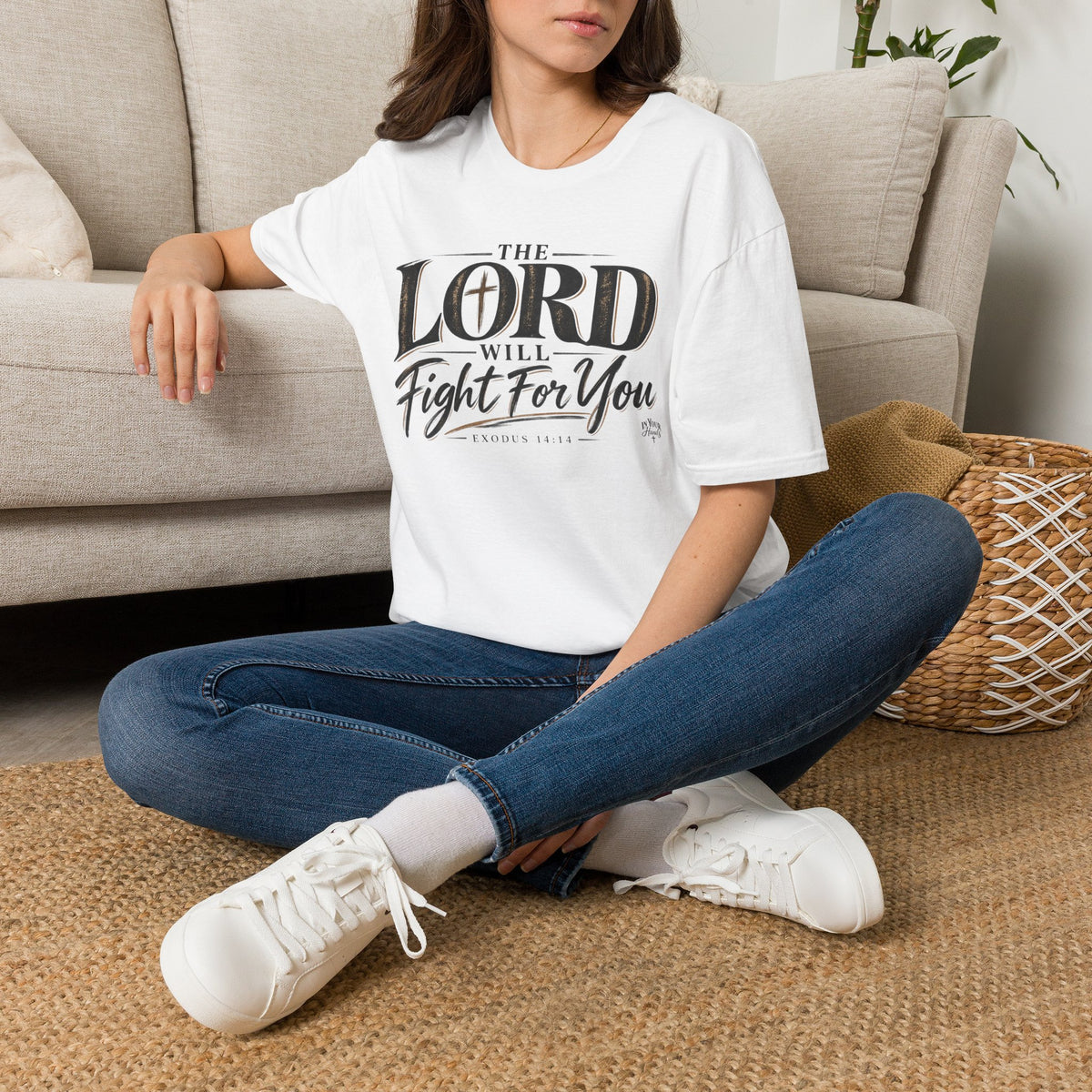 The Lord Will Fight For You T-Shirt — Christian Faith Inspirational Tee