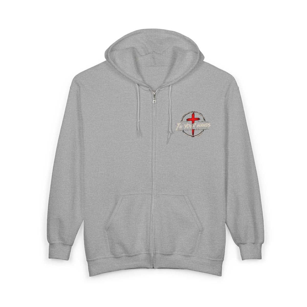 Driven by Jesus Christ Hoodie — Christian Trucker Full-Zip Sweatshirt